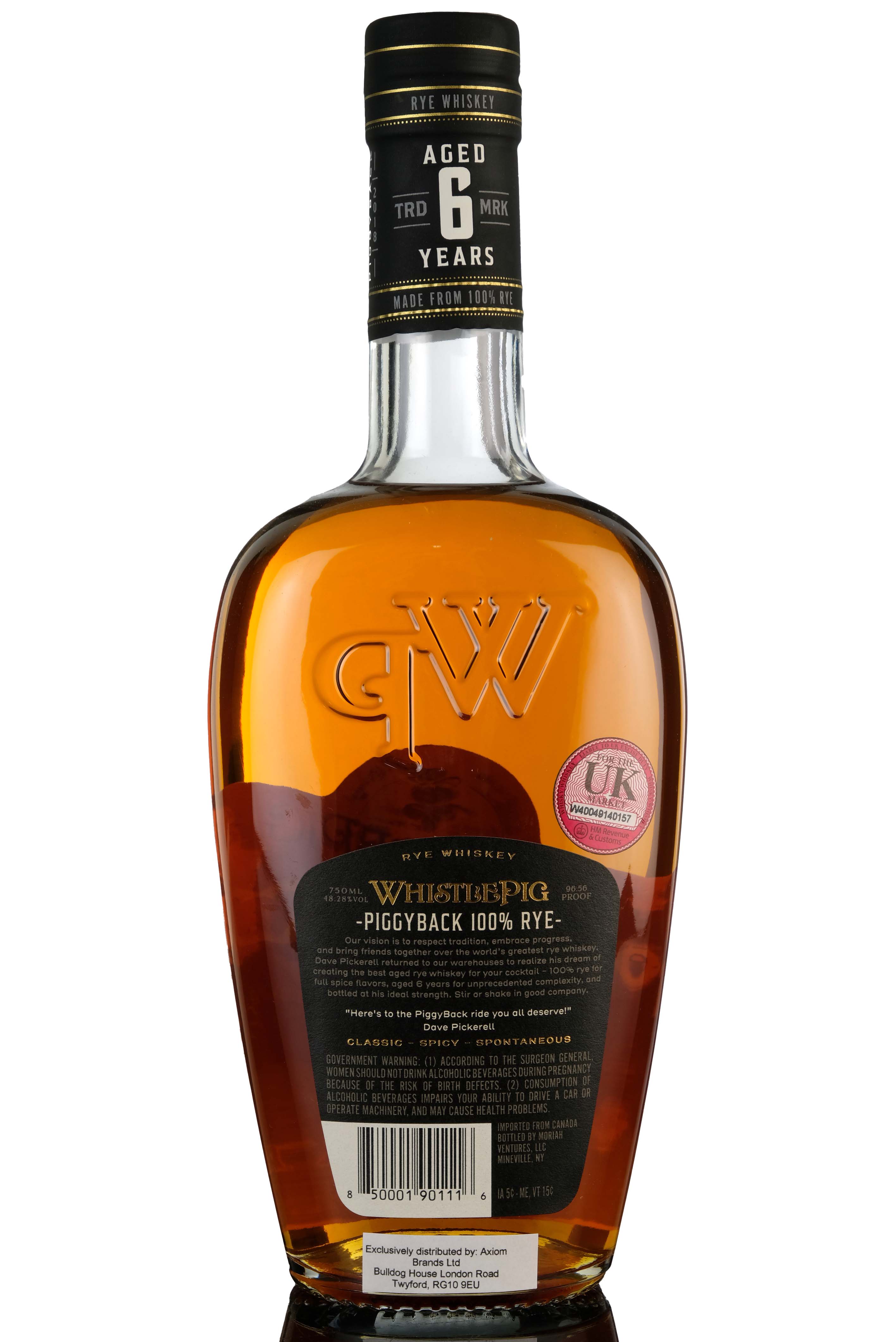 WhistlePig PiggyBack - Rye Whiskey