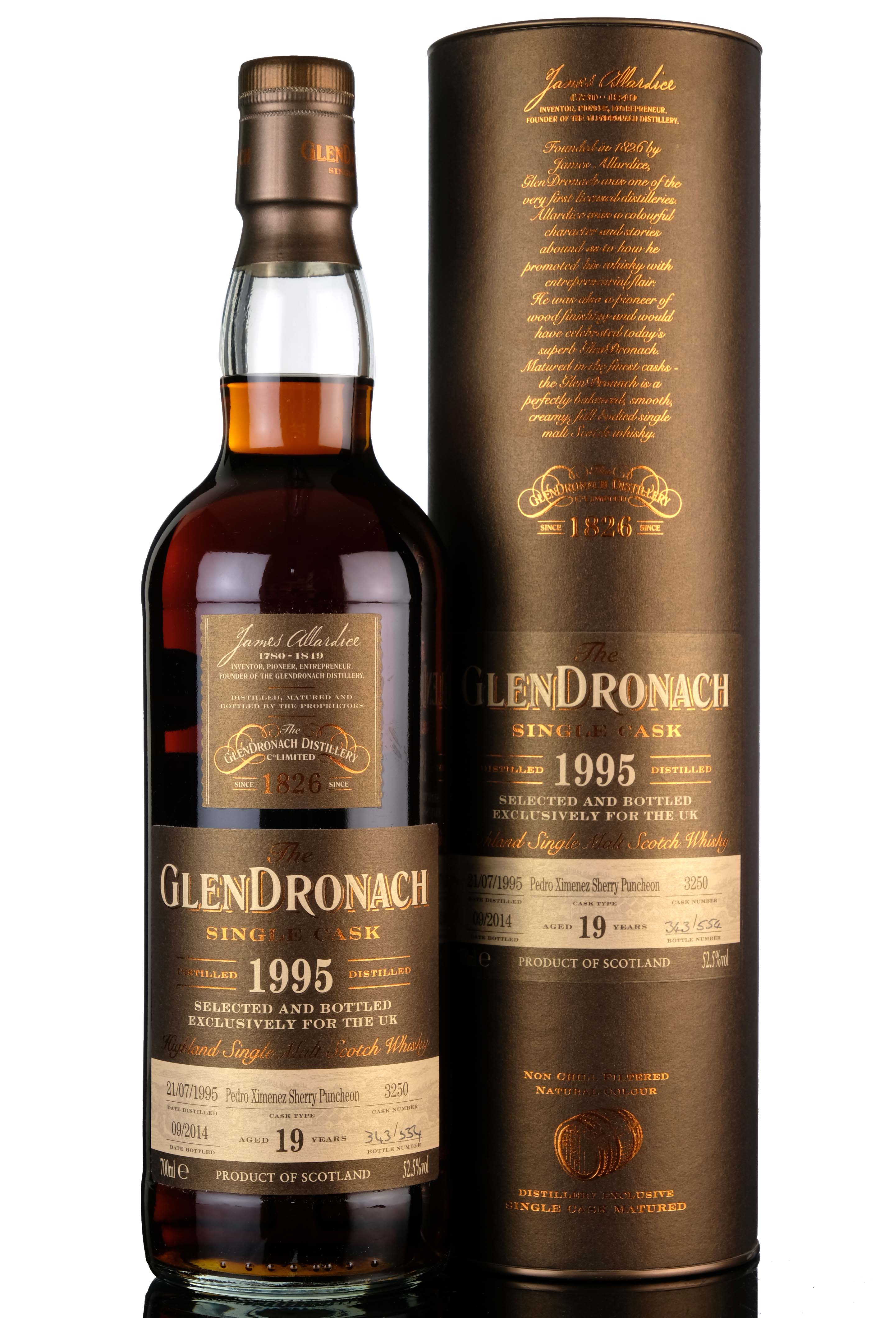 Glendronach 19922016 24 Year Old Single Cask 43 UK Exclusive