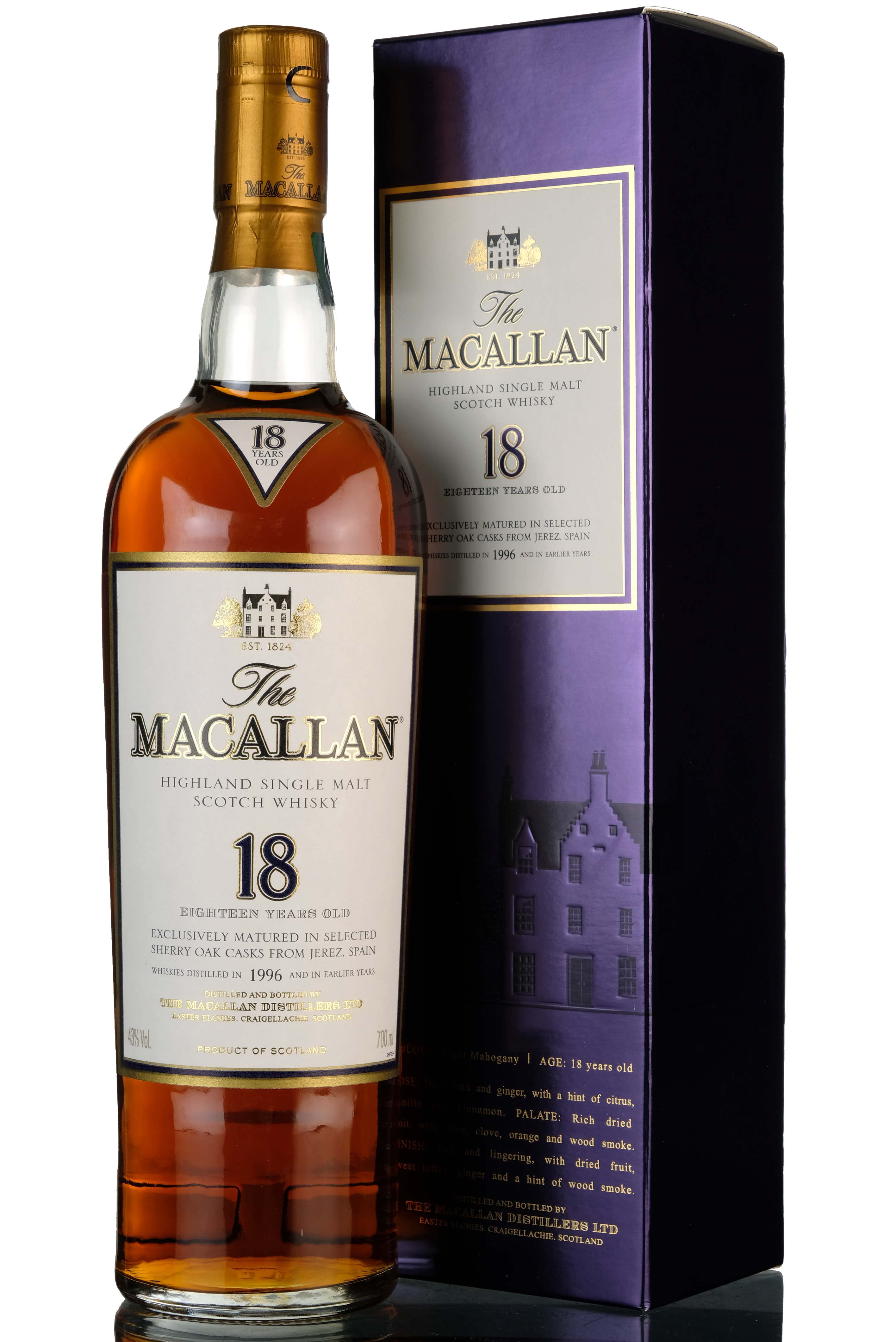 Macallan 1996 - 18 Year Old