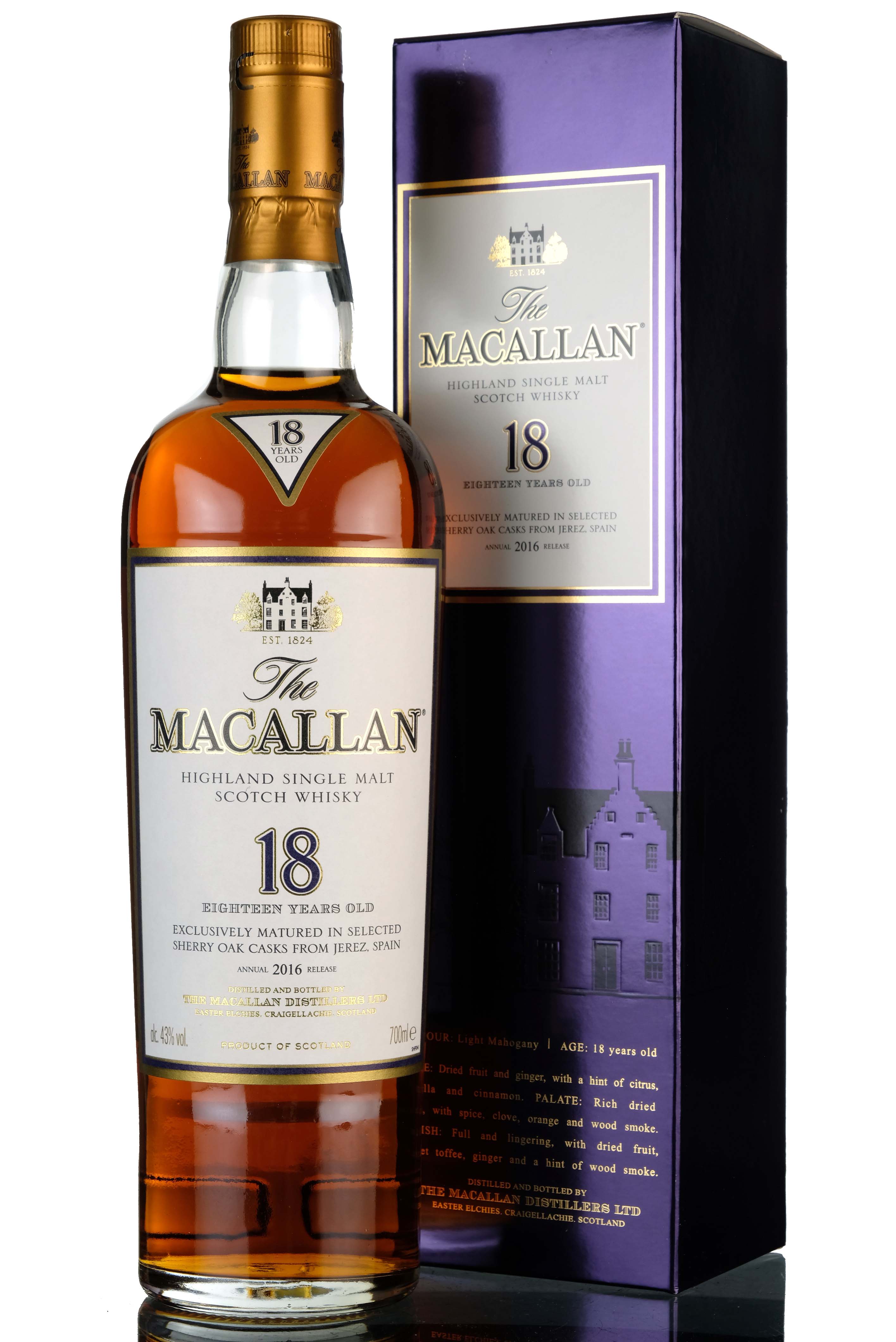 Macallan 18 Year Old - 2016 Release