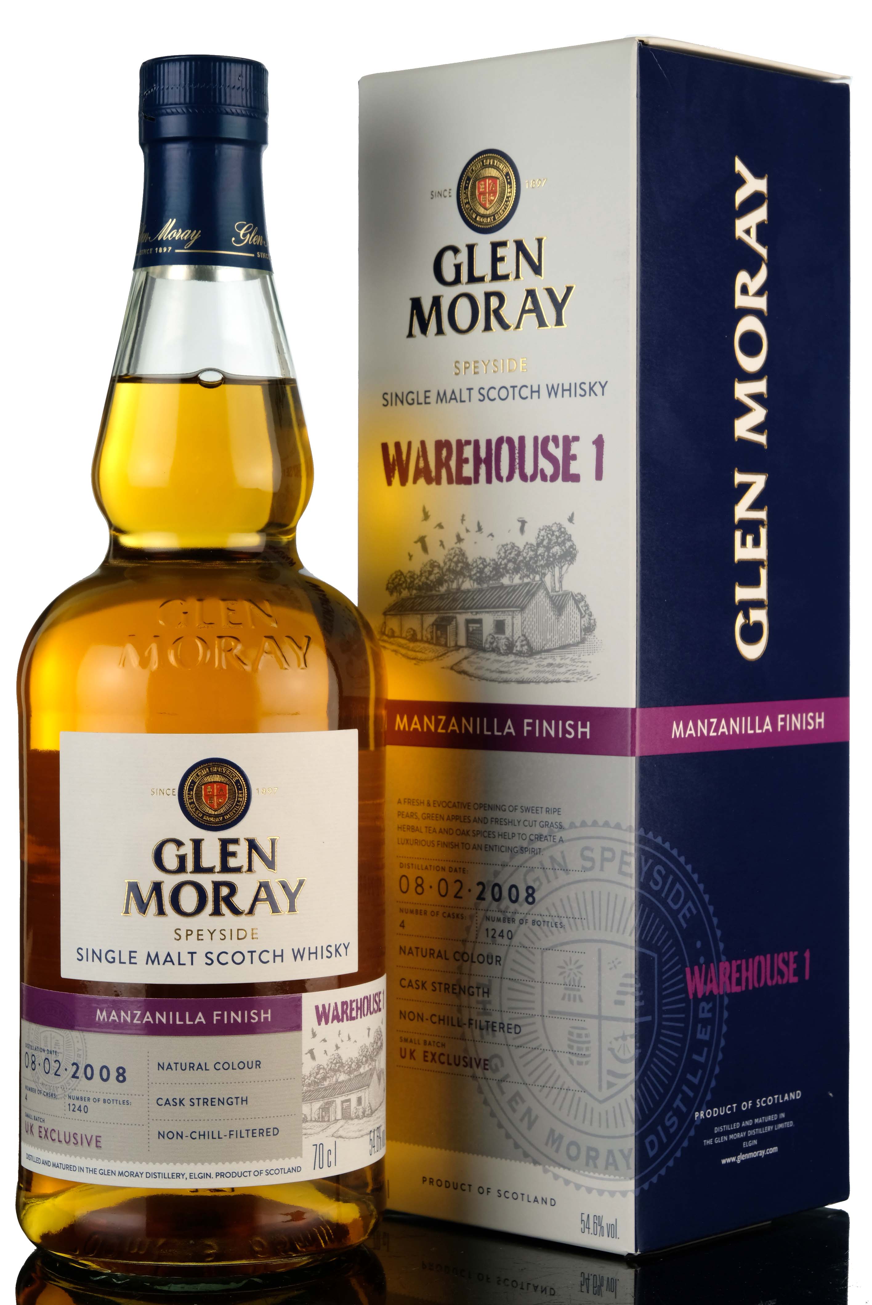 Glen Moray 2008 13 Year Old  UK Exclusive