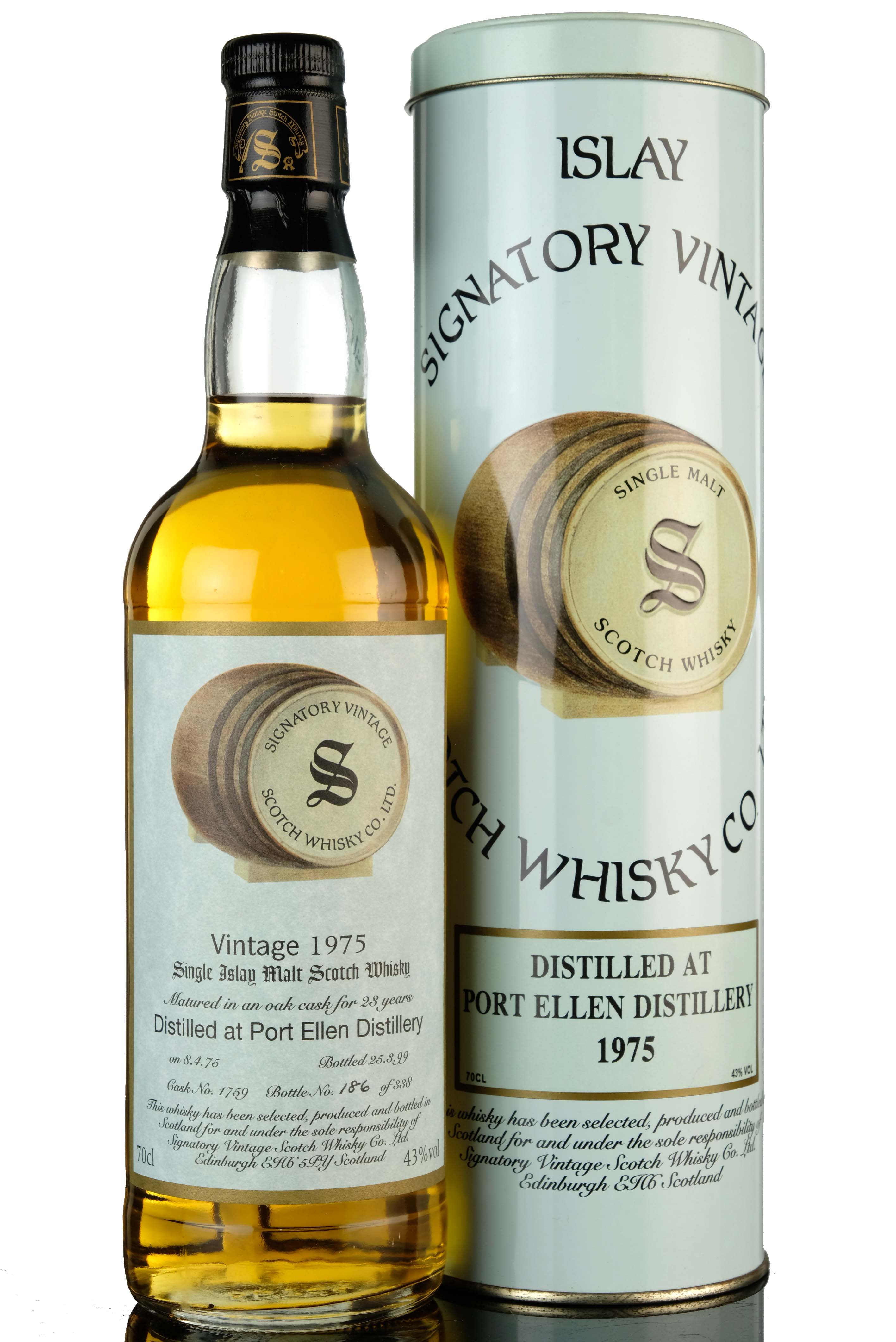 Port Ellen 1975 - 1999 23 Signatory Vintage Single Cask 1759