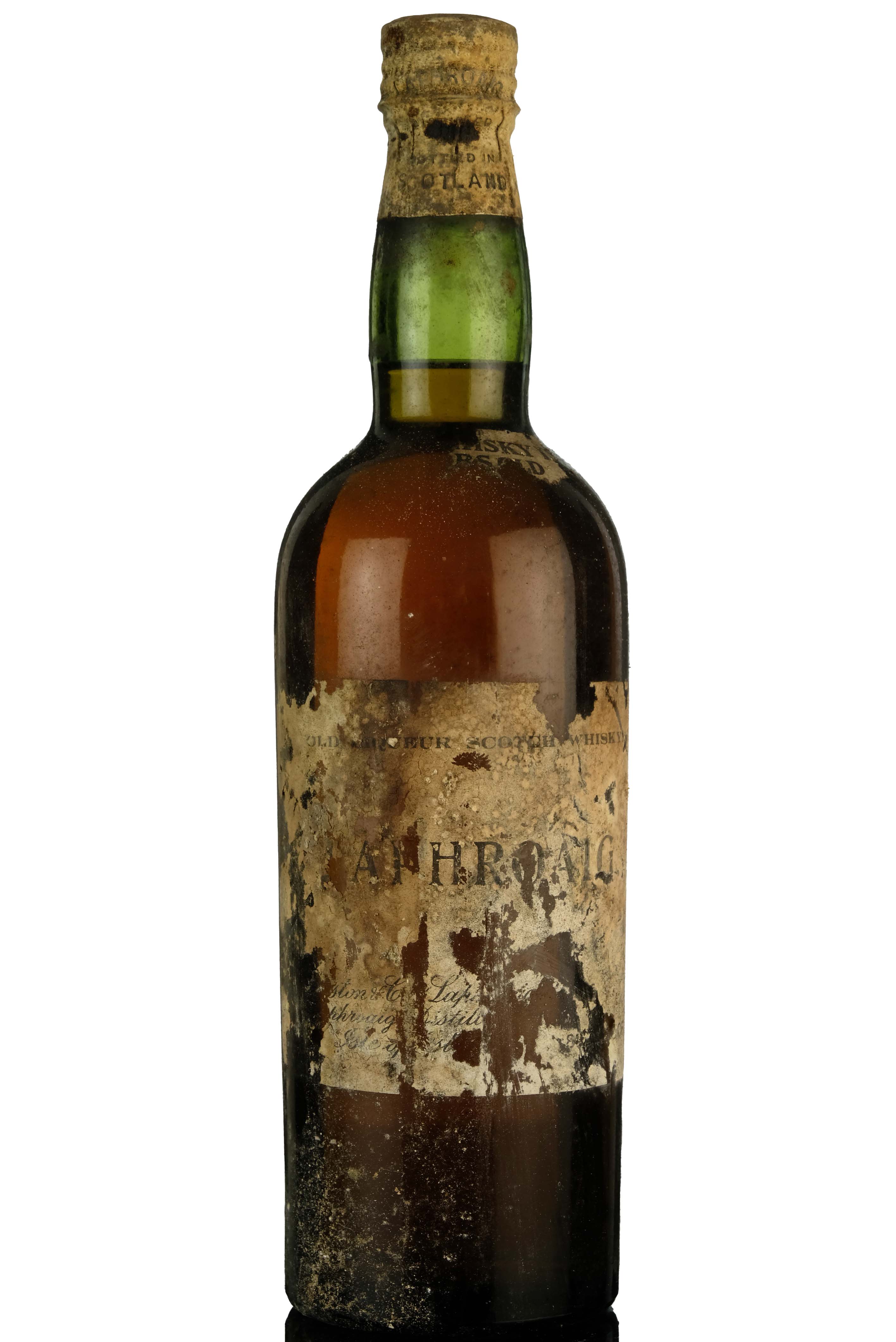 Laphroaig 12 Year Old - Old Liqueur Scotch Whisky - 1950s