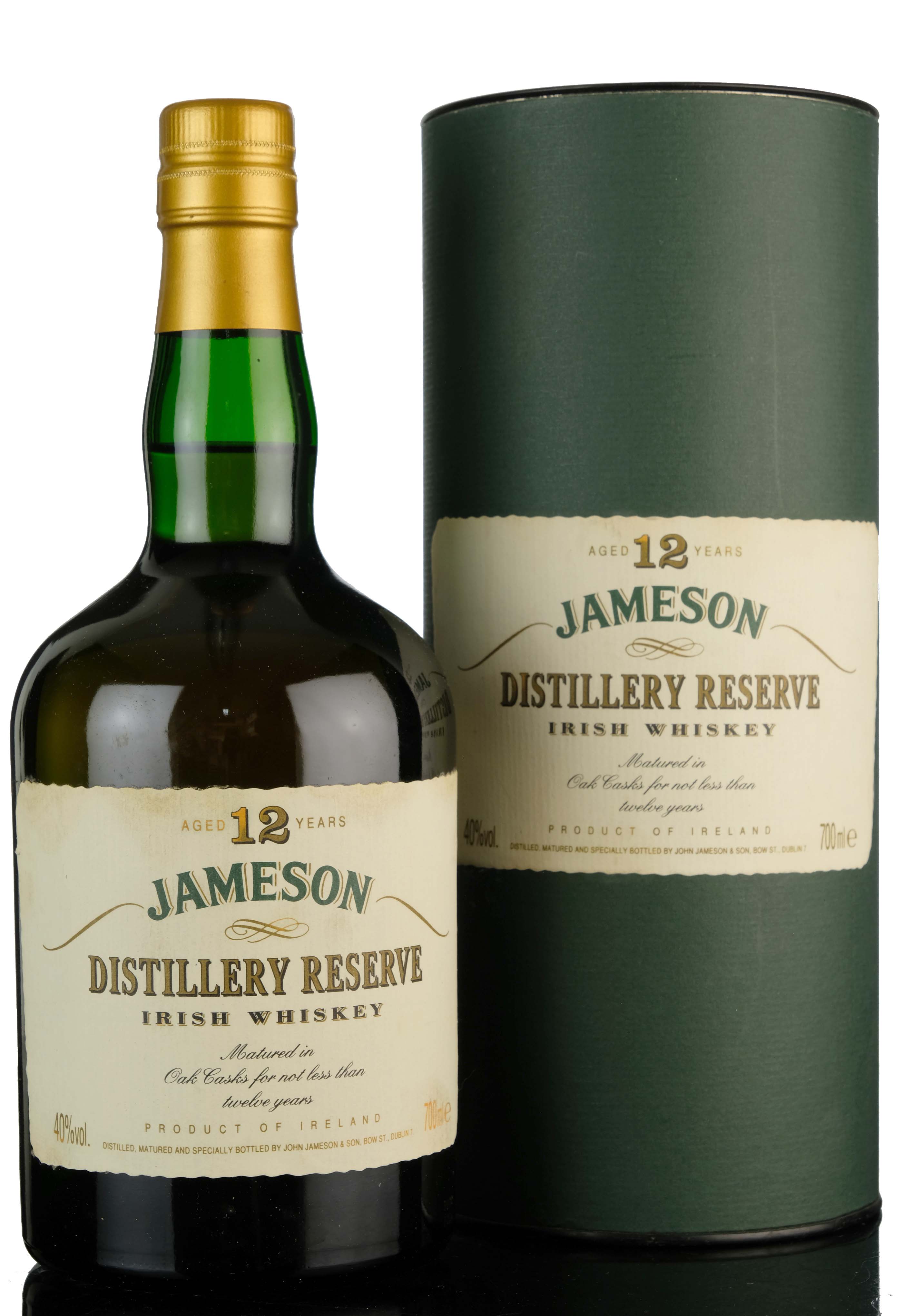 Jameson 12 Year Old - Distillery Reserve - Irish Whiskey