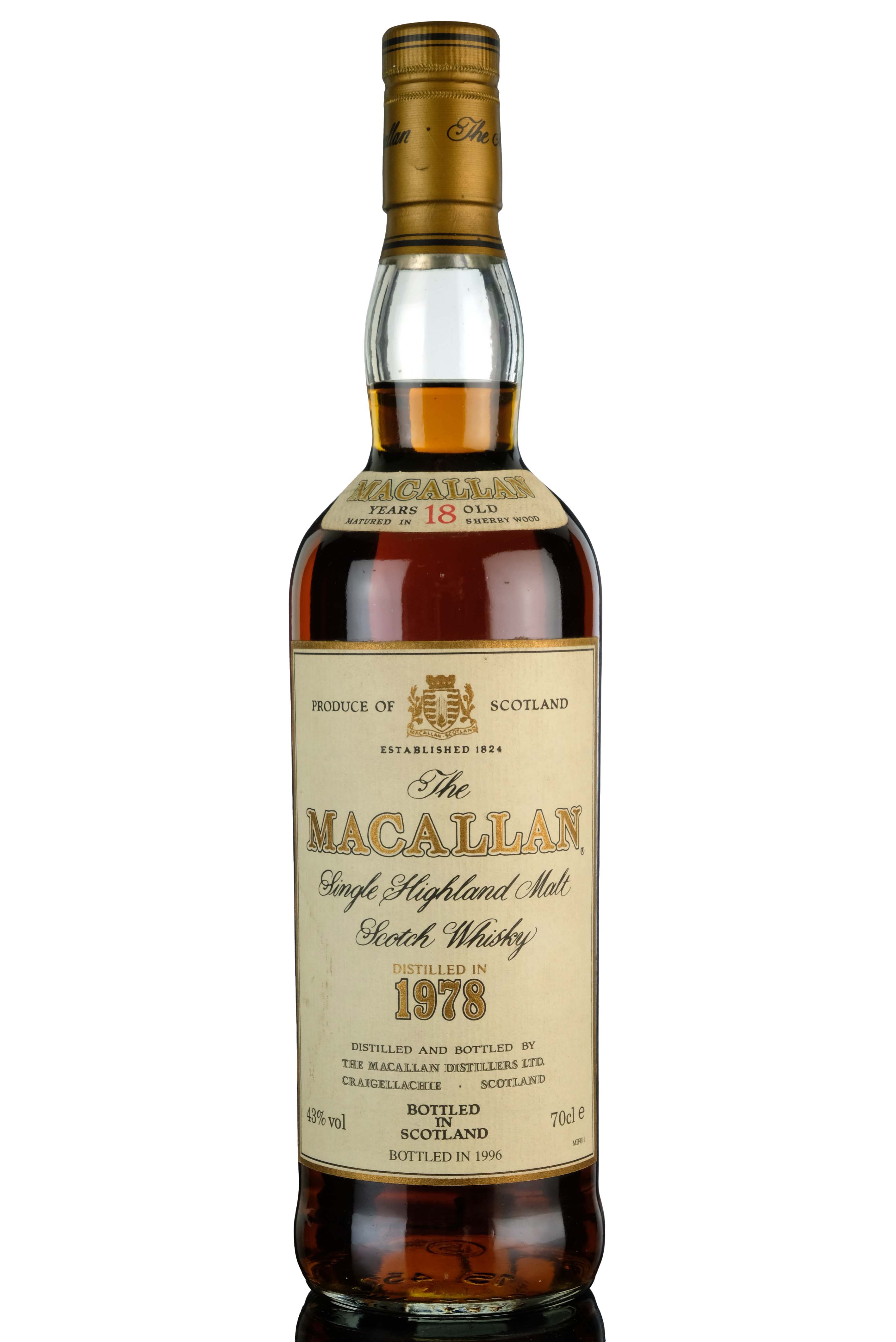 Macallan 1978-1996 - 18 Year Old