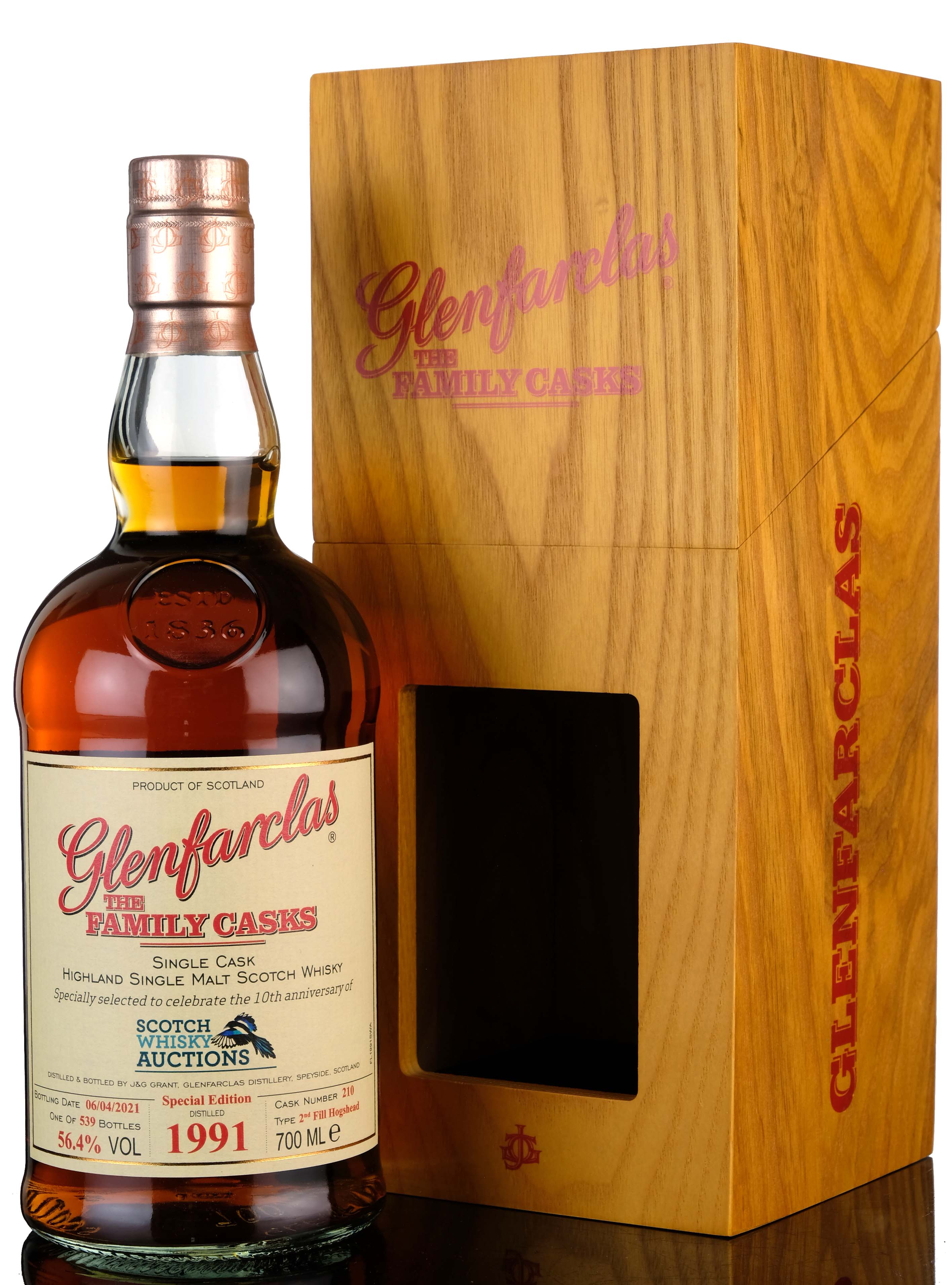 Glenfarclas 1991-2021 - The Family Casks 210