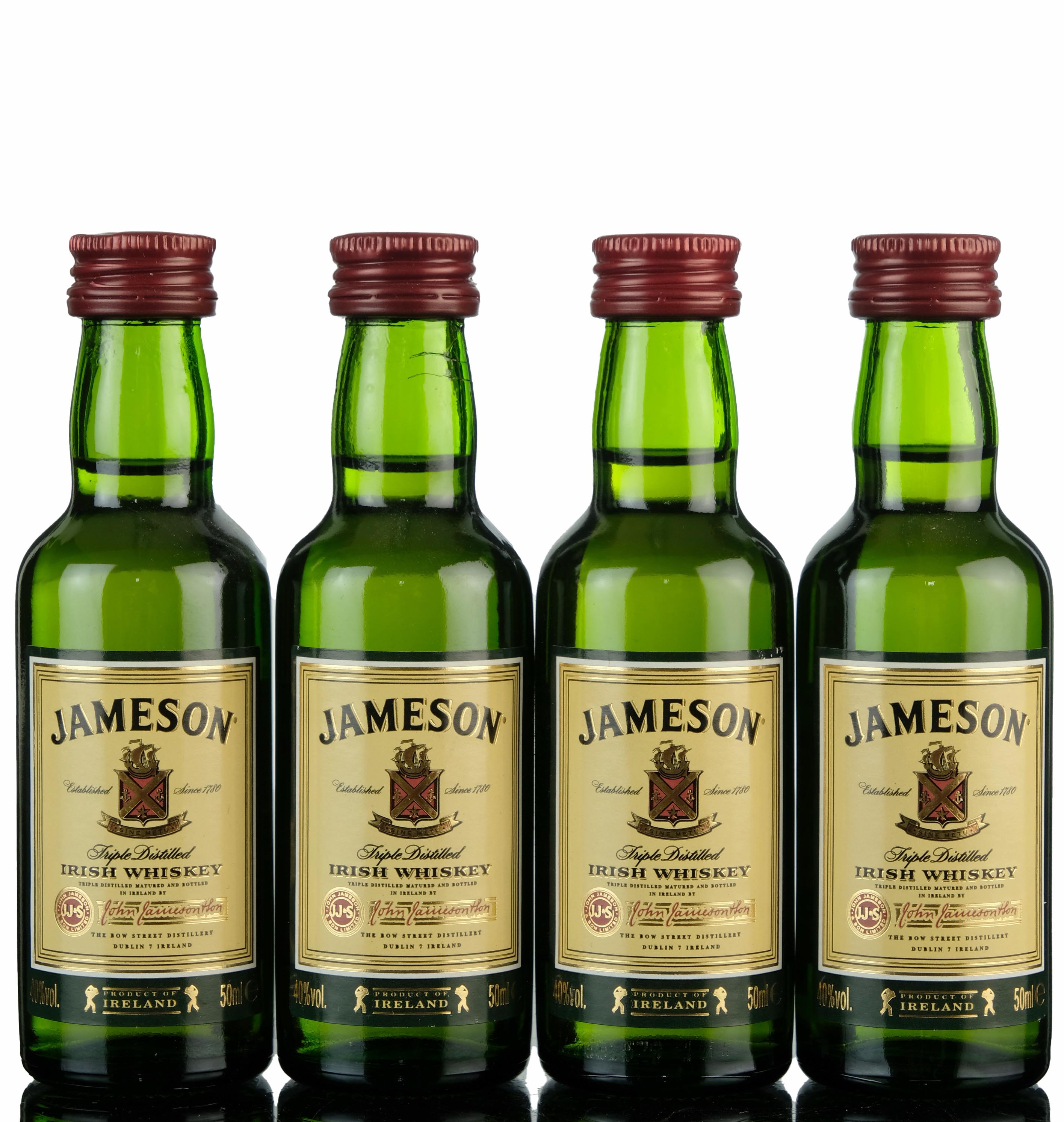 4 x Jameson Irish Whiskey - Miniatures