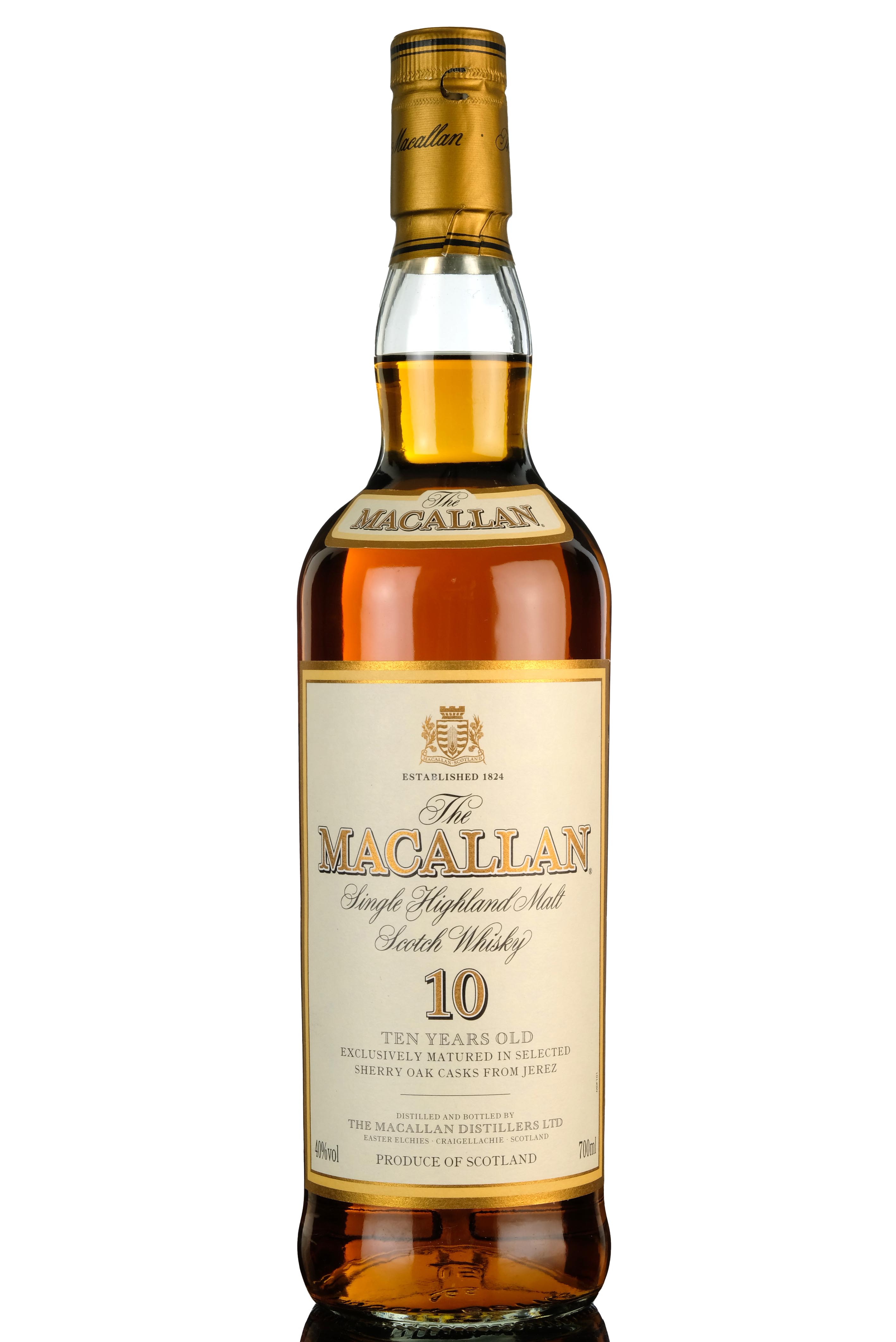 Macallan 10 Year Old - Sherry Casks - Early 2000s