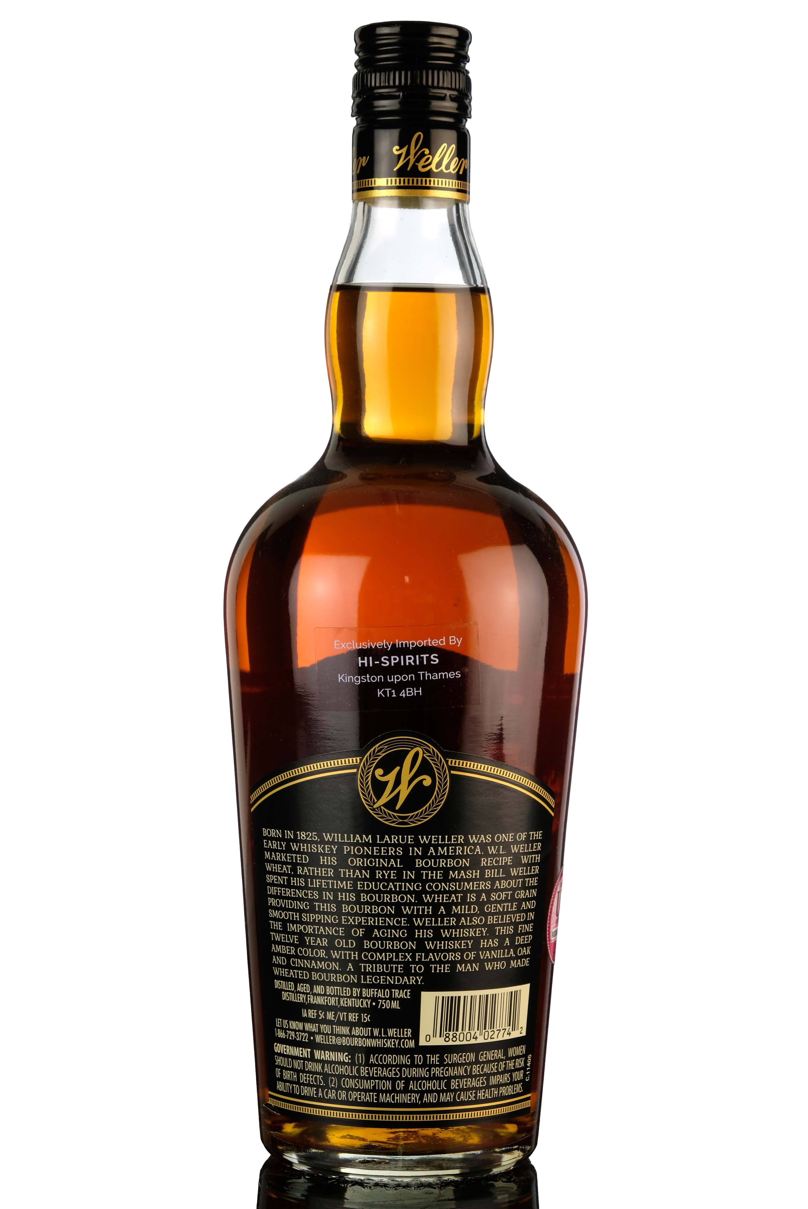 Weller 12 Year Old - Kentucky Straight Bourbon Whiskey
