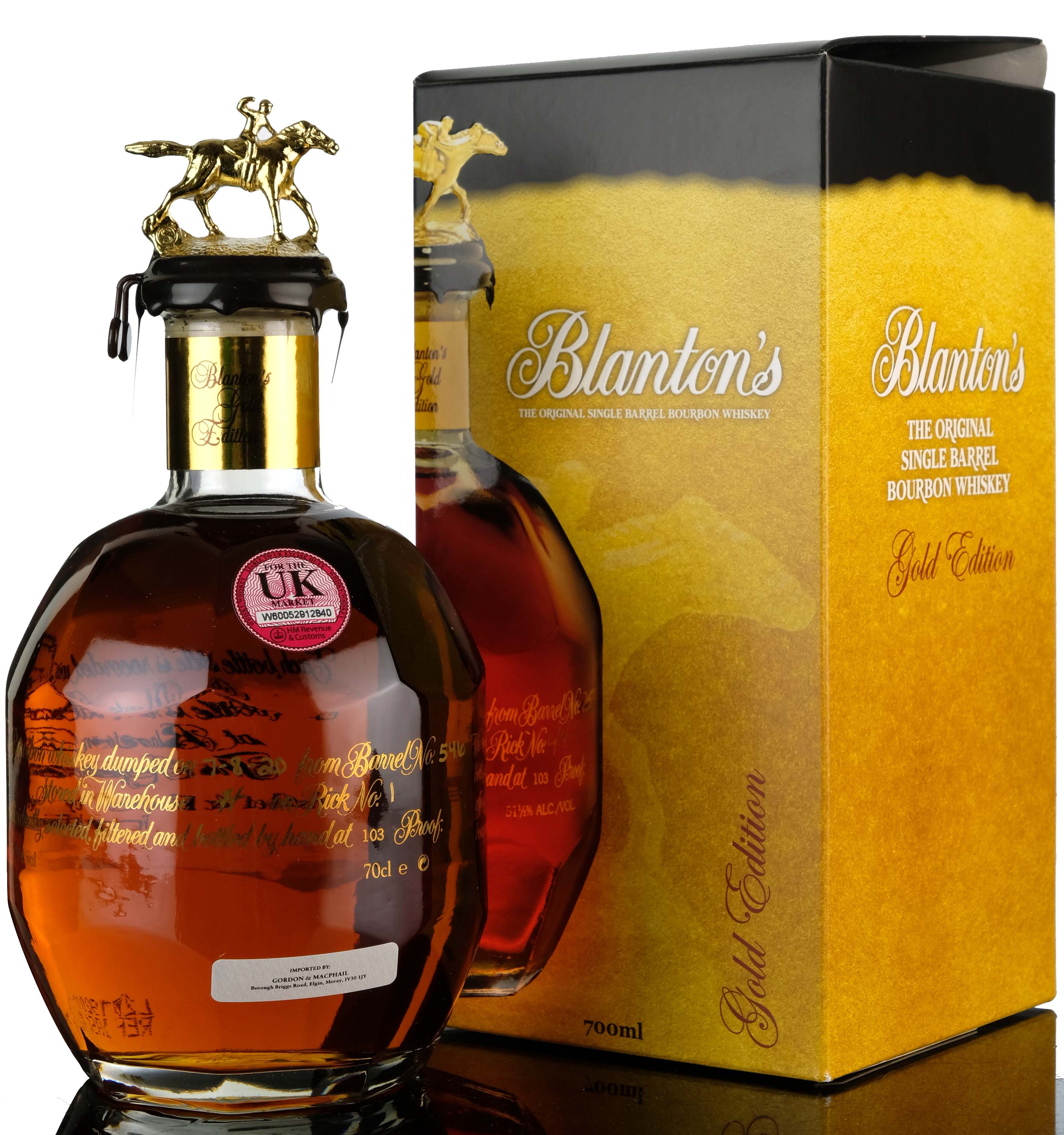 Blantons Gold Edition Barrel 546 Kentucky Straight Bourbon Whiskey