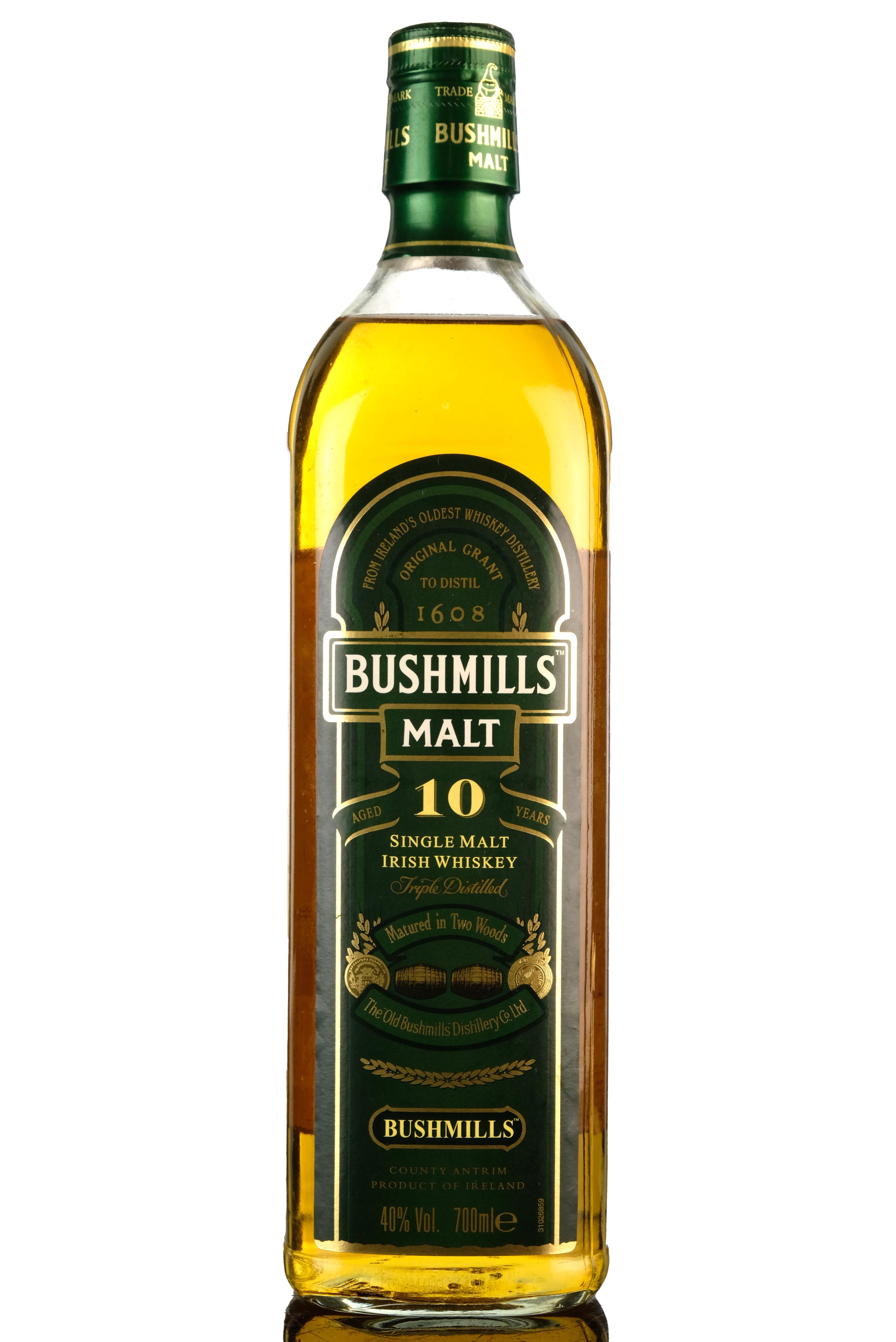 Bushmills 10 Year Old - Irish Whiskey