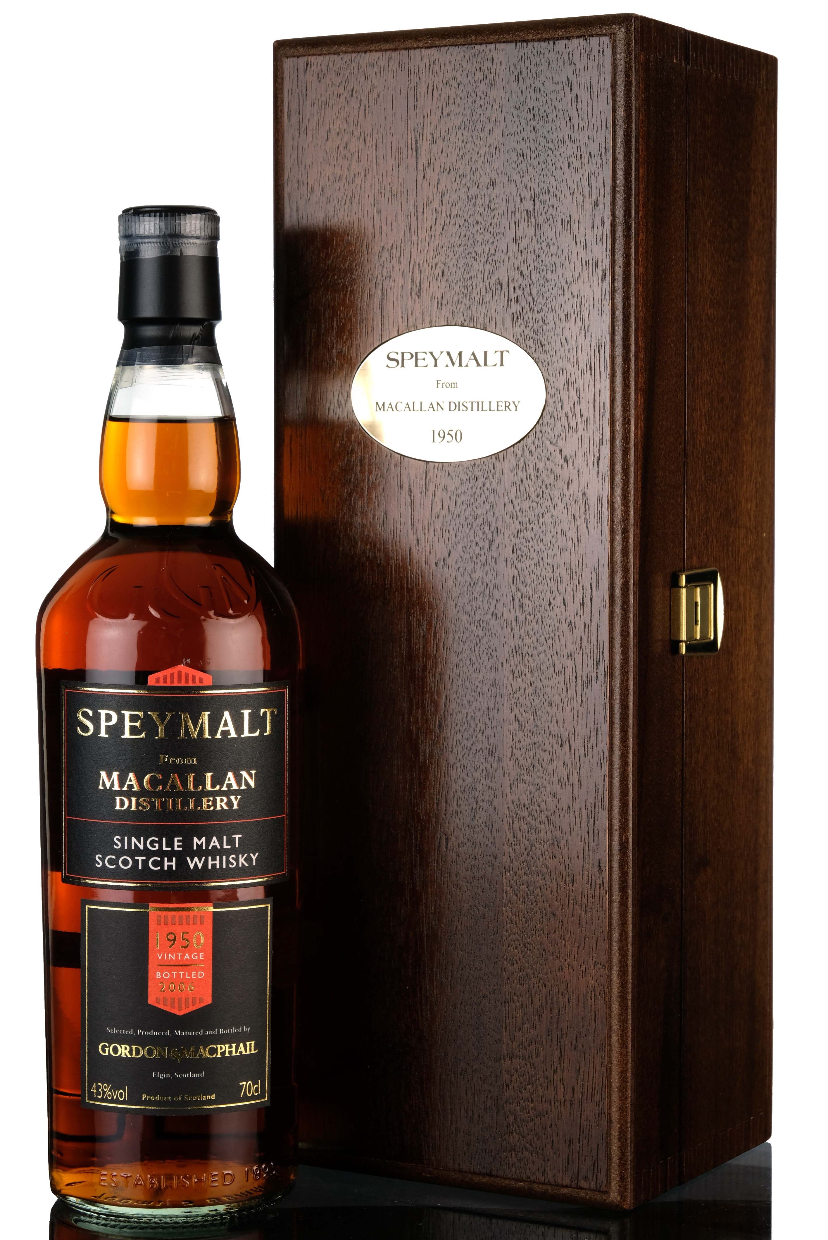 Macallan 1950-2006 - 55 Year Old Speymalt - Refill Sherry Butt