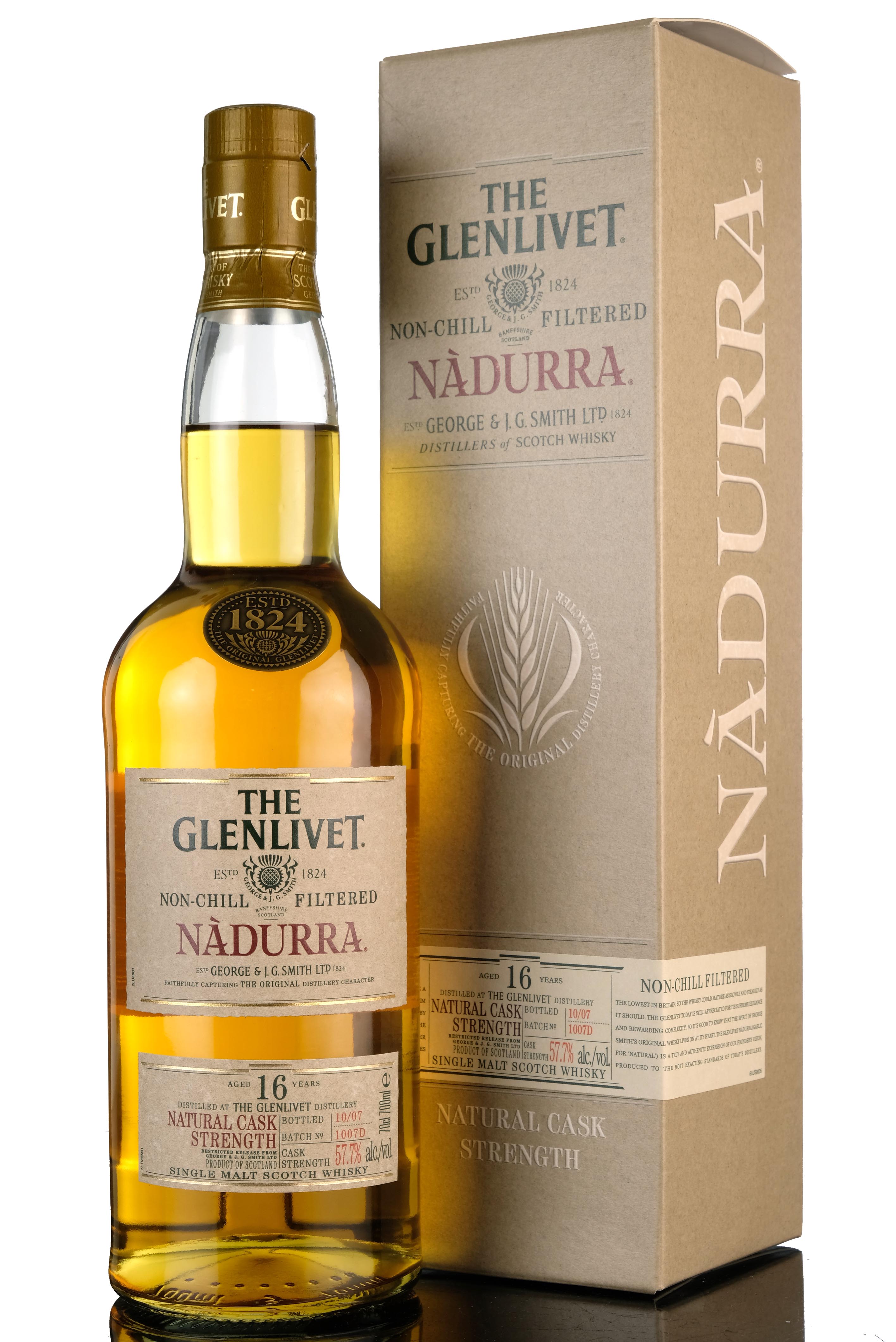 Glenlivet 16 Year Old - Nadurra - 2007 Release