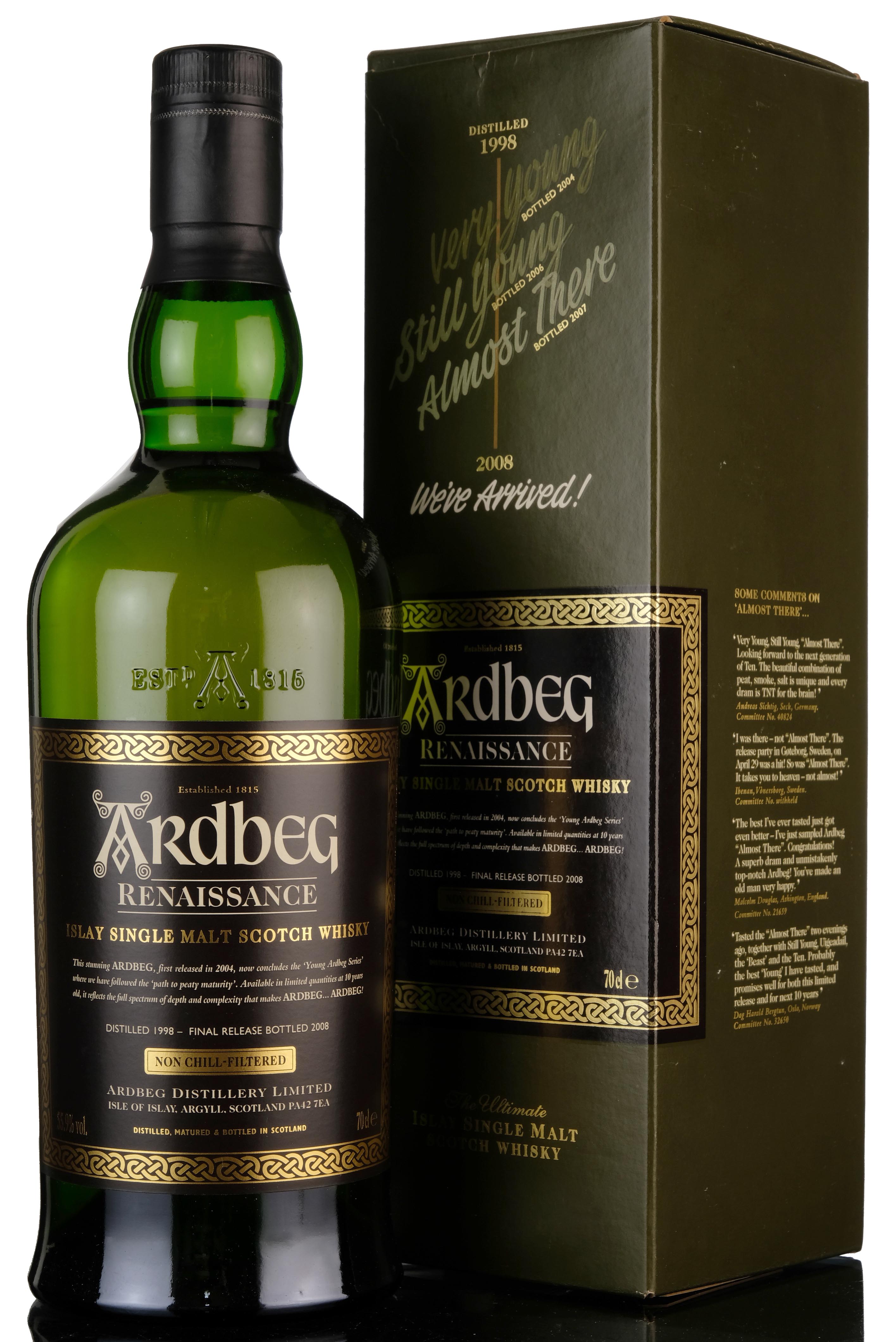 Ardbeg 1998-2008 - Renaissance