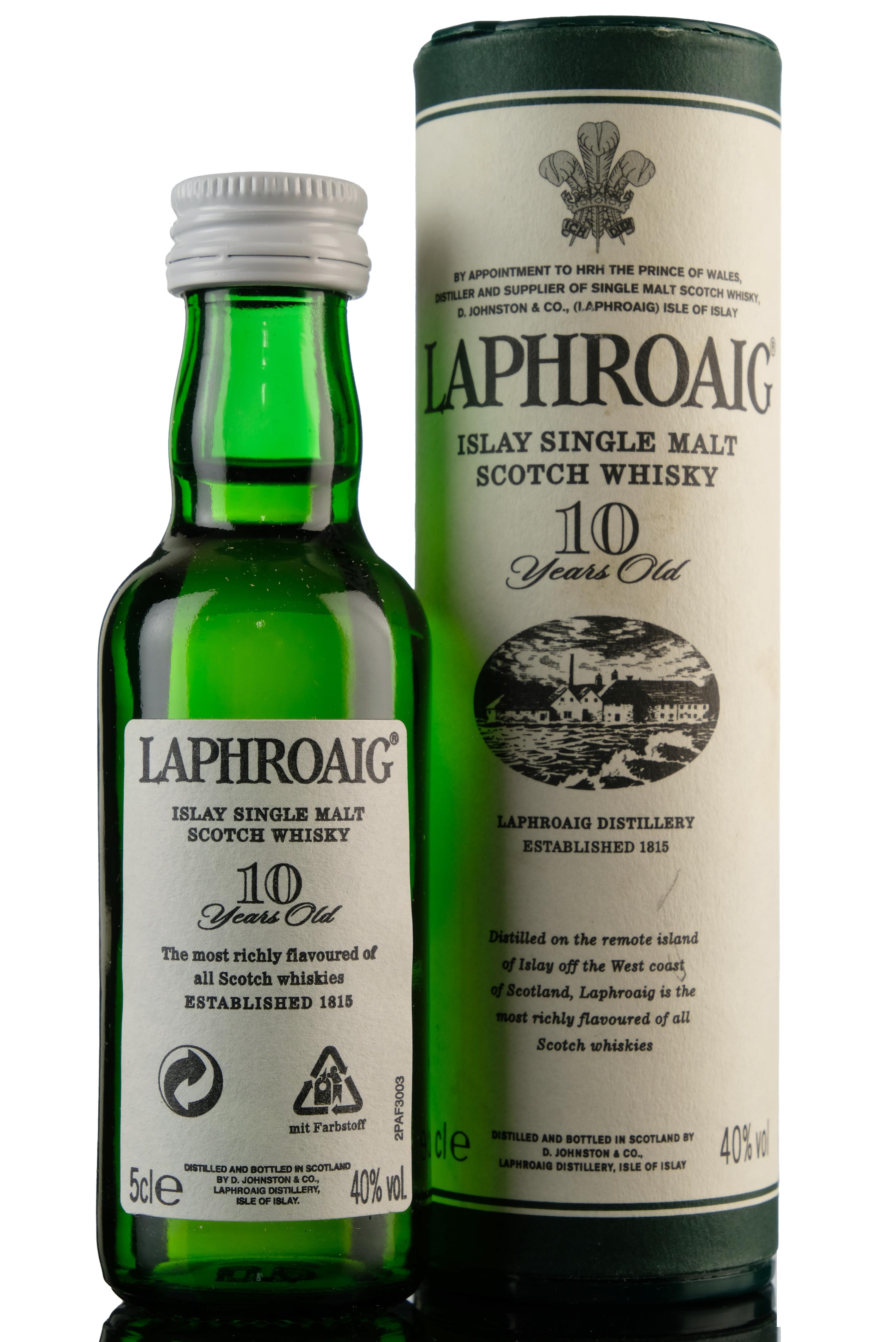 Laphroaig 10 Year Old Miniature
