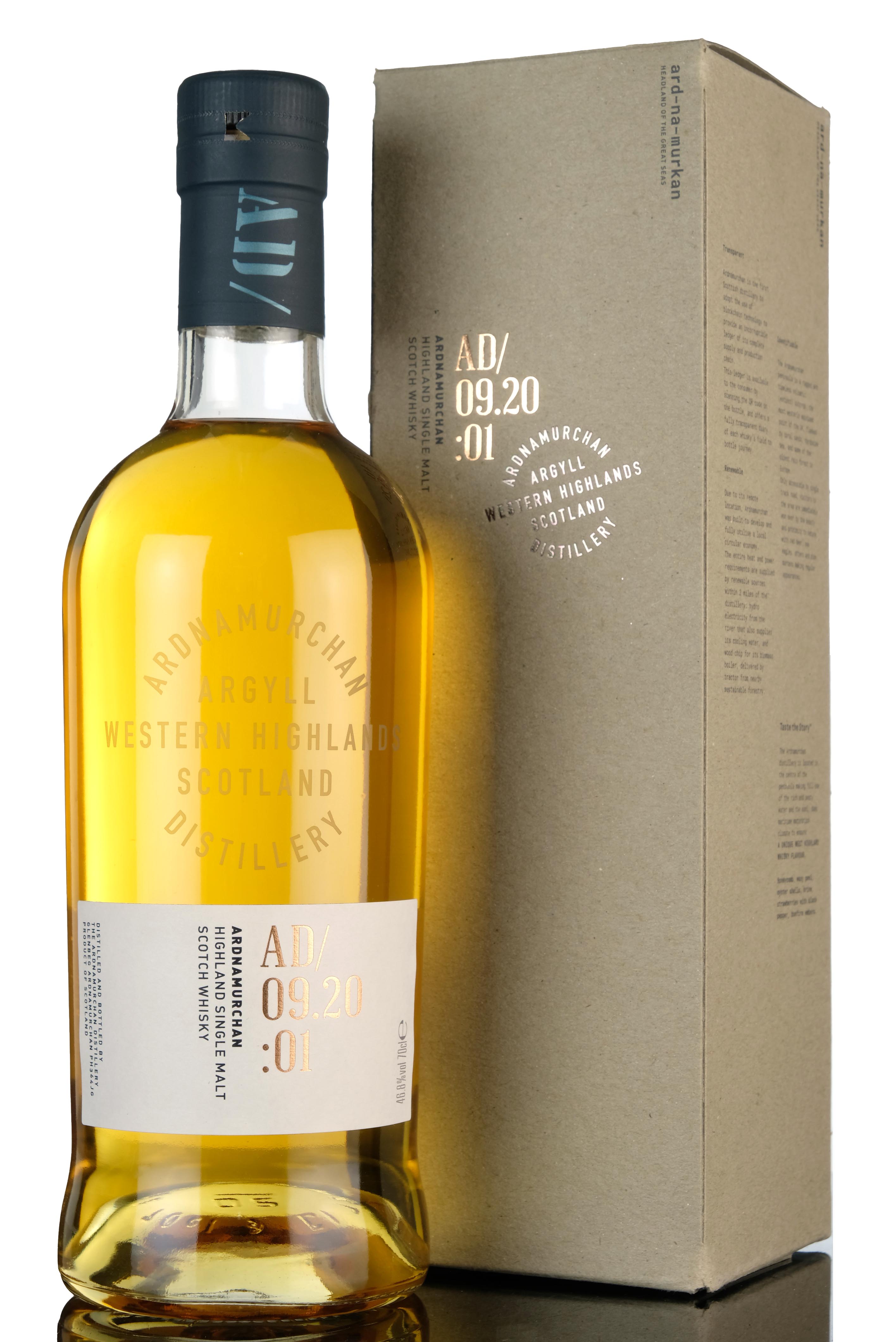 Ardnamurchan 2015 - AD/09.20:01 - Batch 1 - 2020 Release - Inaugural Single Malt