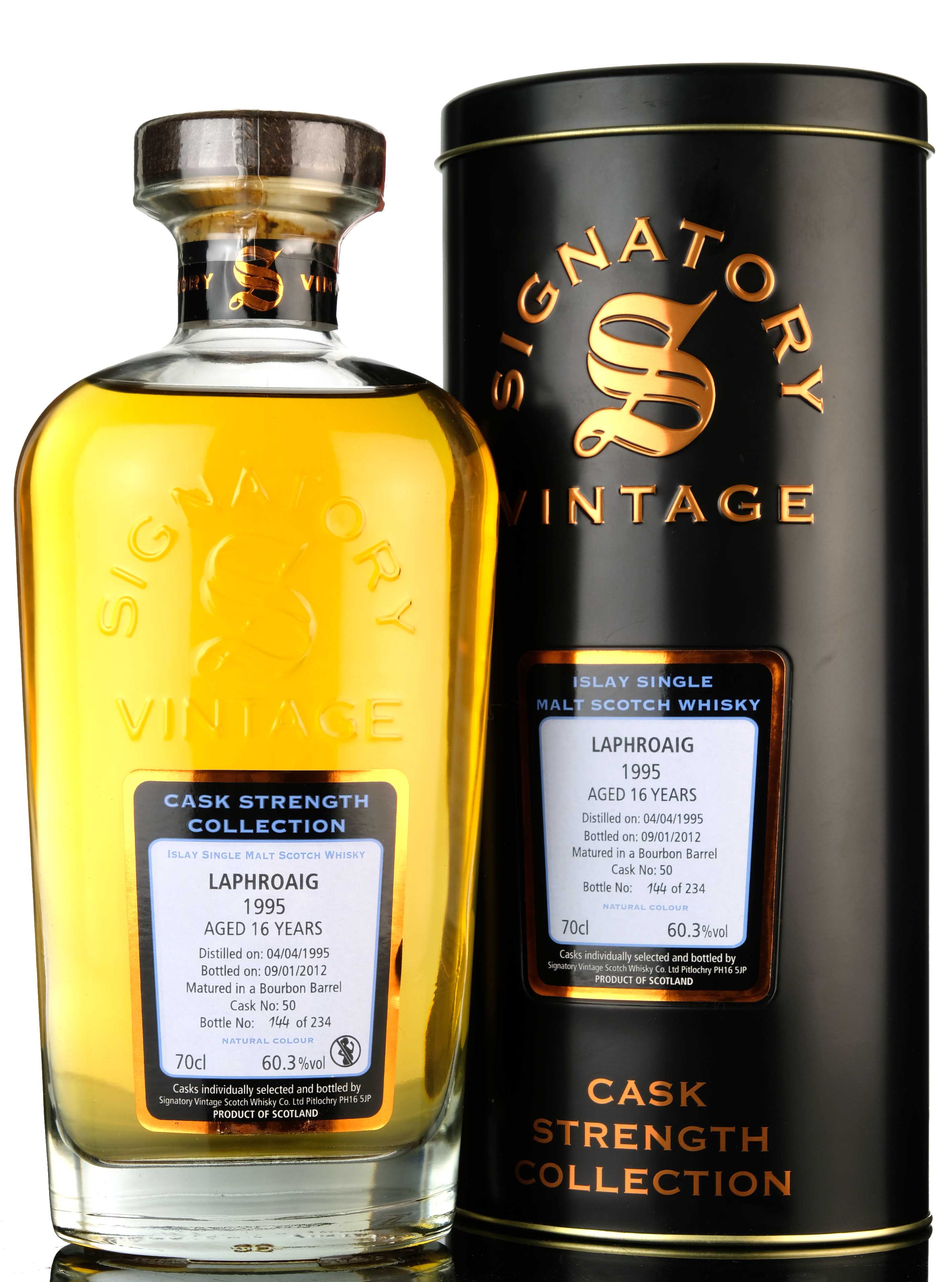 Laphroaig 1995-2012 - 16 Year Old - Signatory Vintage - Single Cask 50