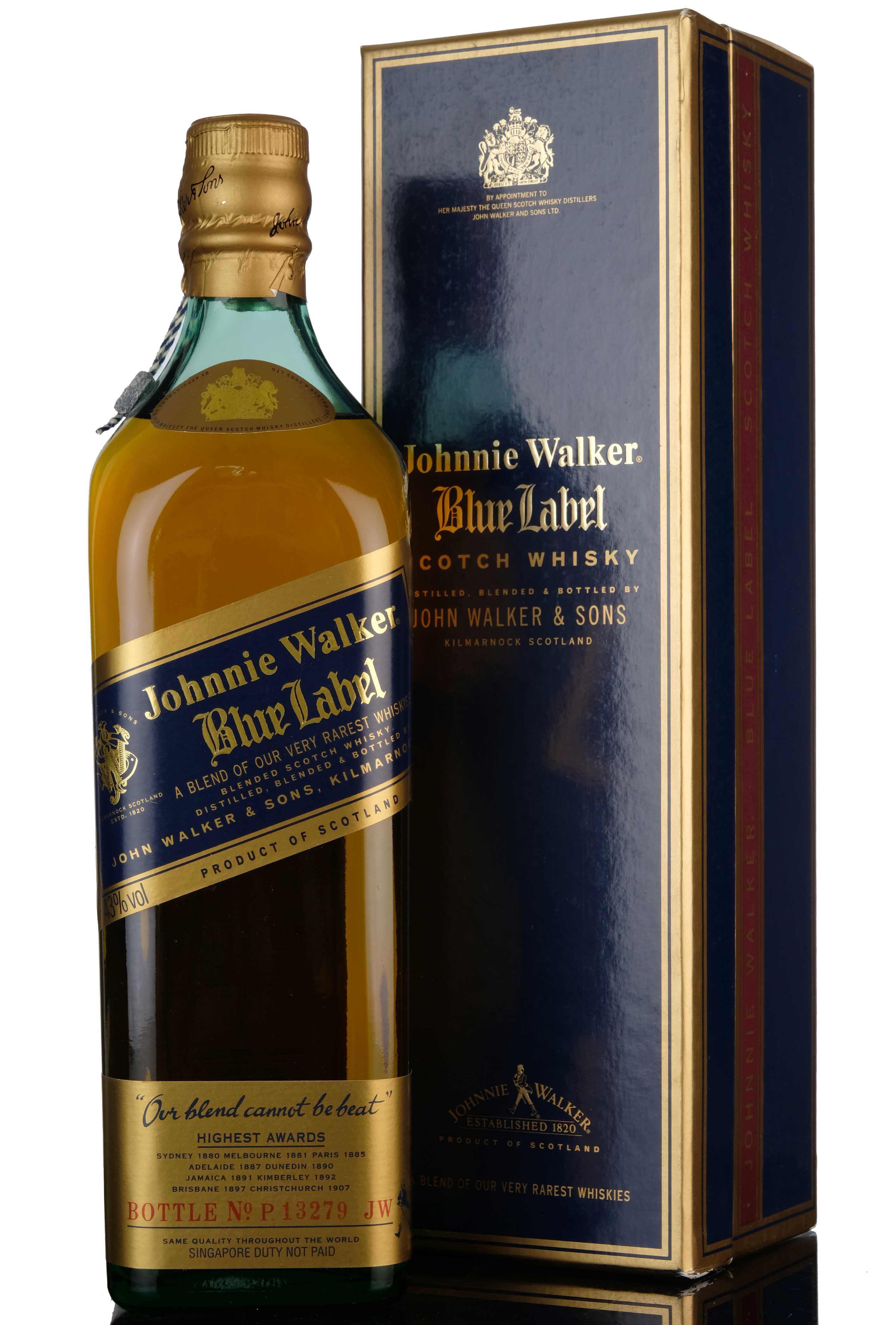 Johnnie Walker Blue Label 1980s