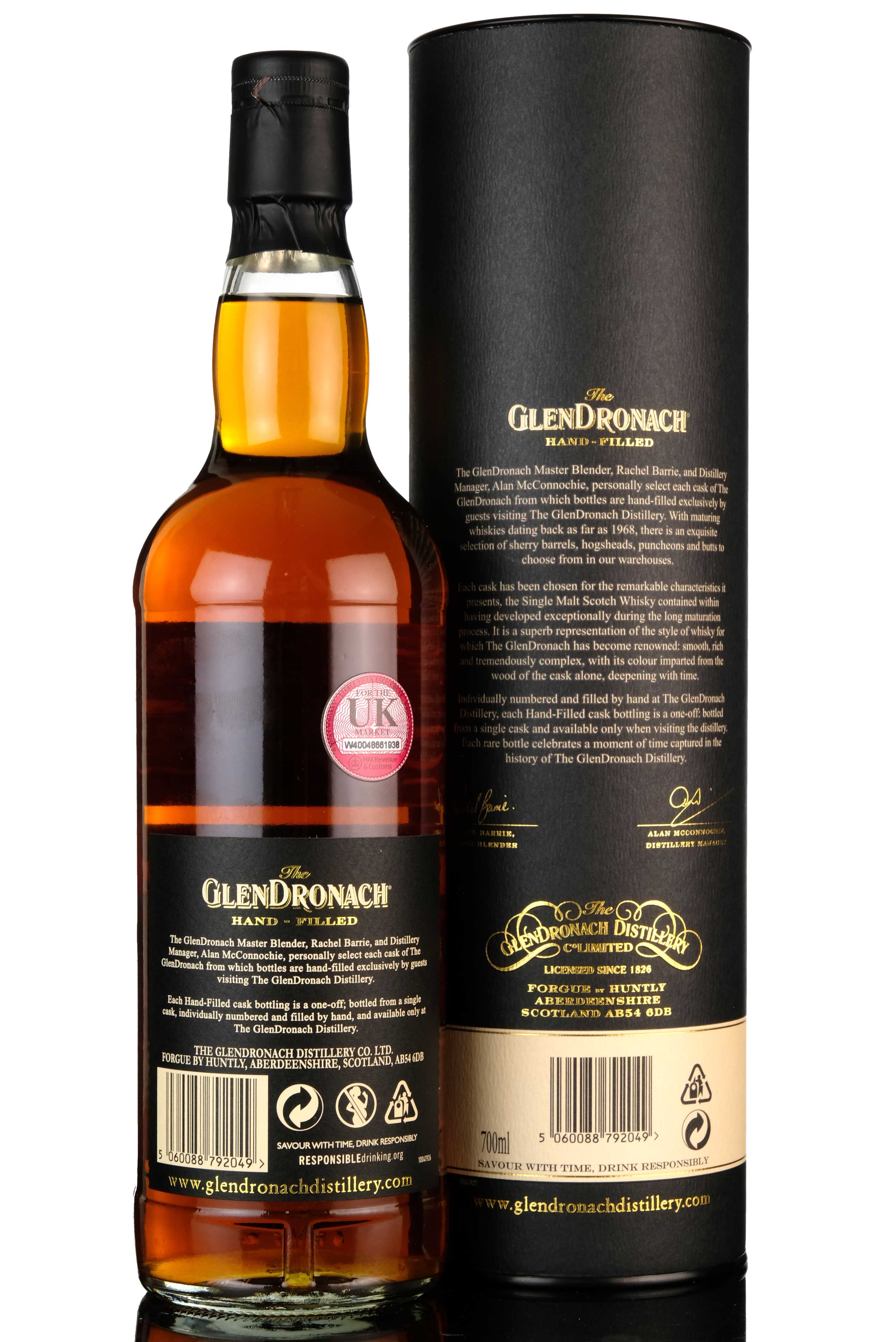 Glendronach 2008-2020 - 12 Year Old - Hand Filled - Single Cask 2992