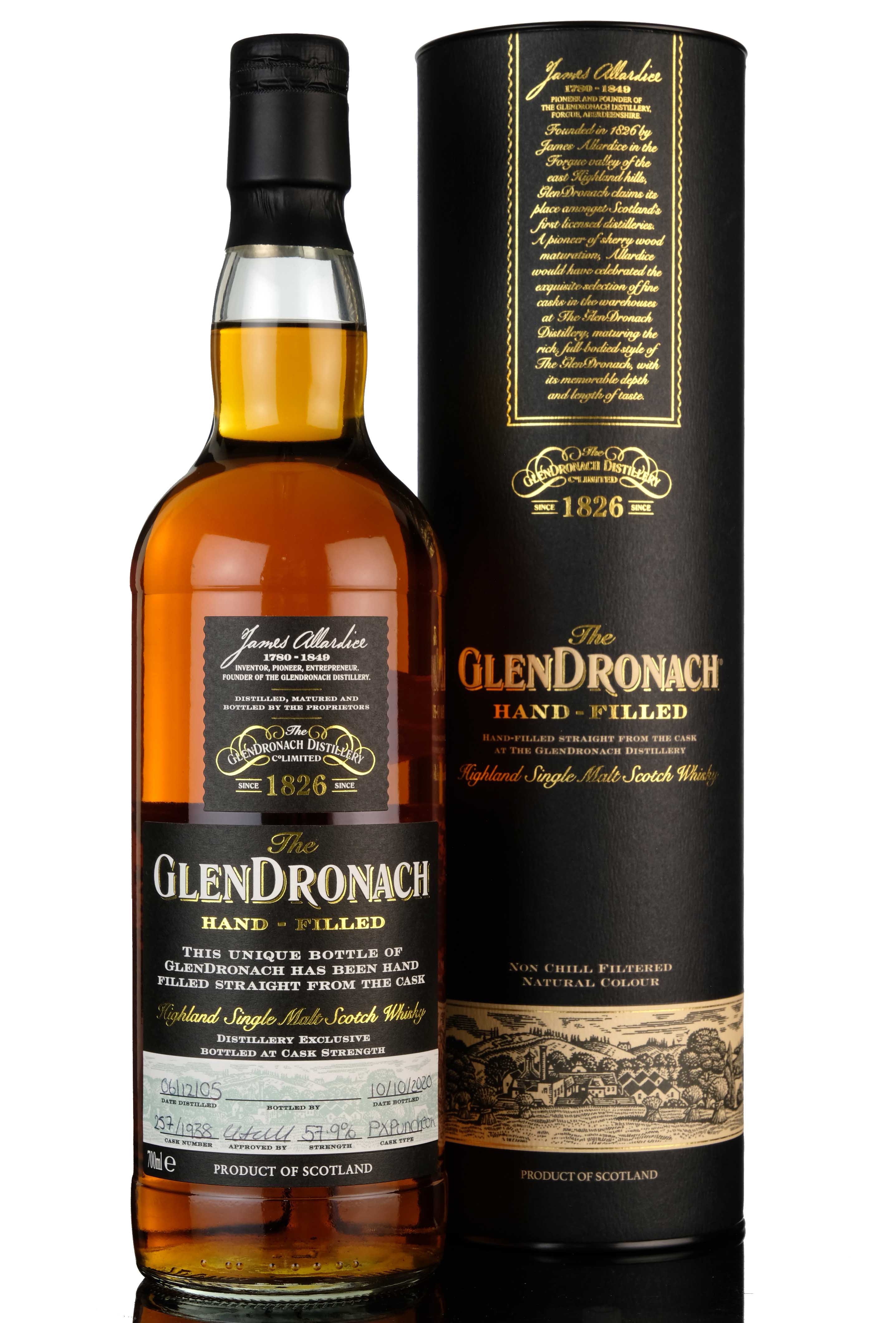Glendronach 2005-2020 - 14 Year Old - Hand Filled - Single Cask 1938