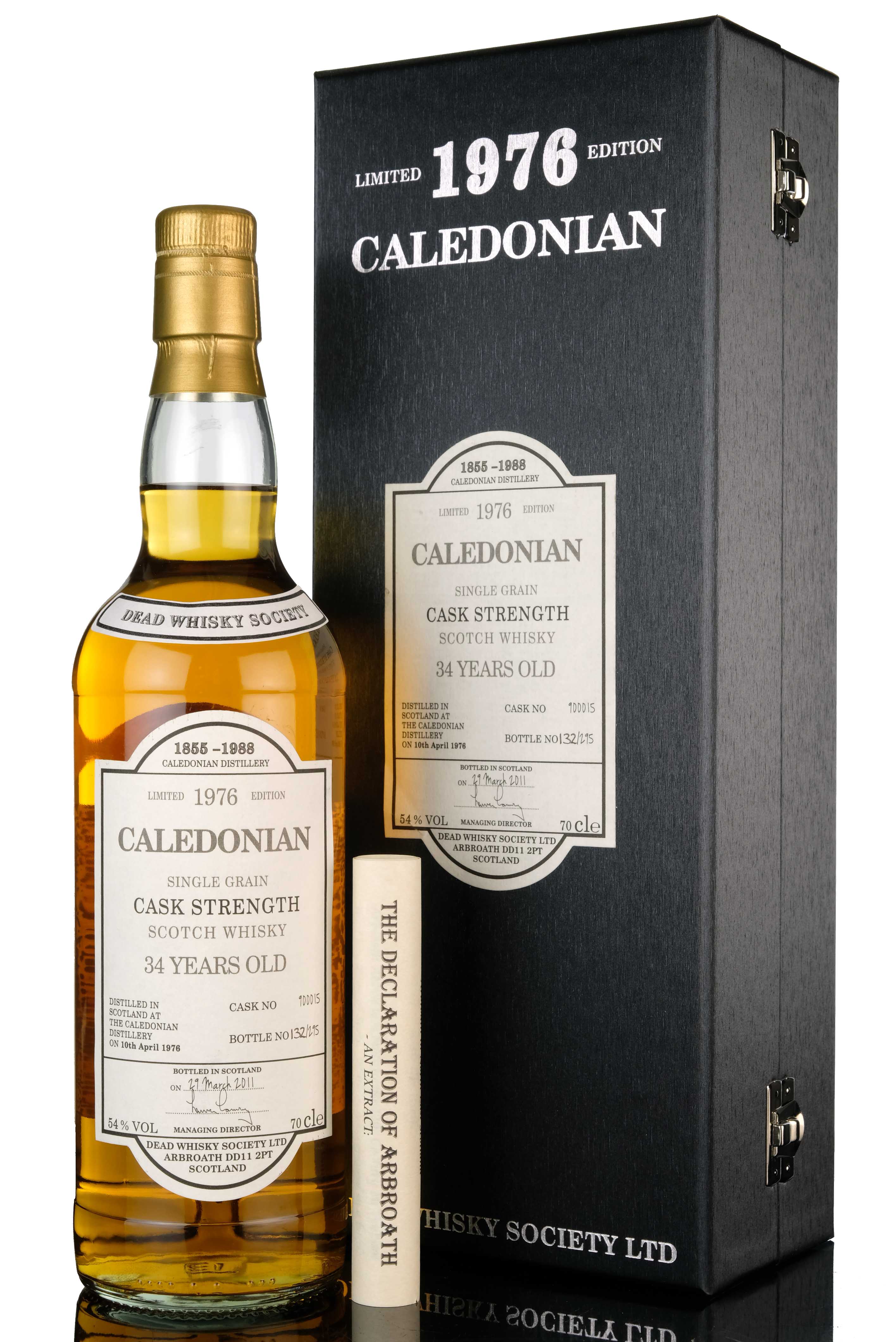 Caledonian 1976-2011 - 34 Year Old - Dead Whisky Society