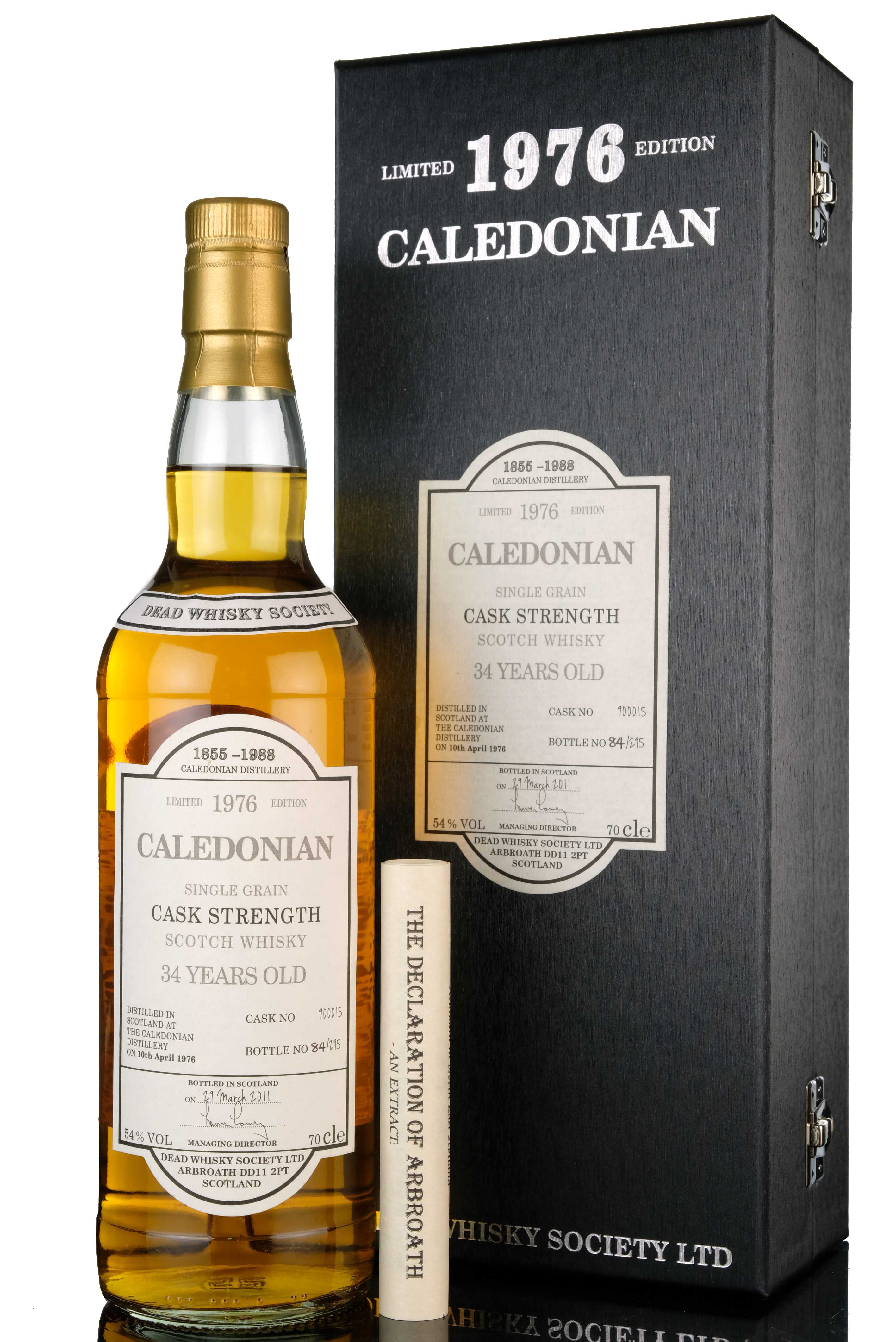 Caledonian 1976-2011 - 34 Year Old - Dead Whisky Society