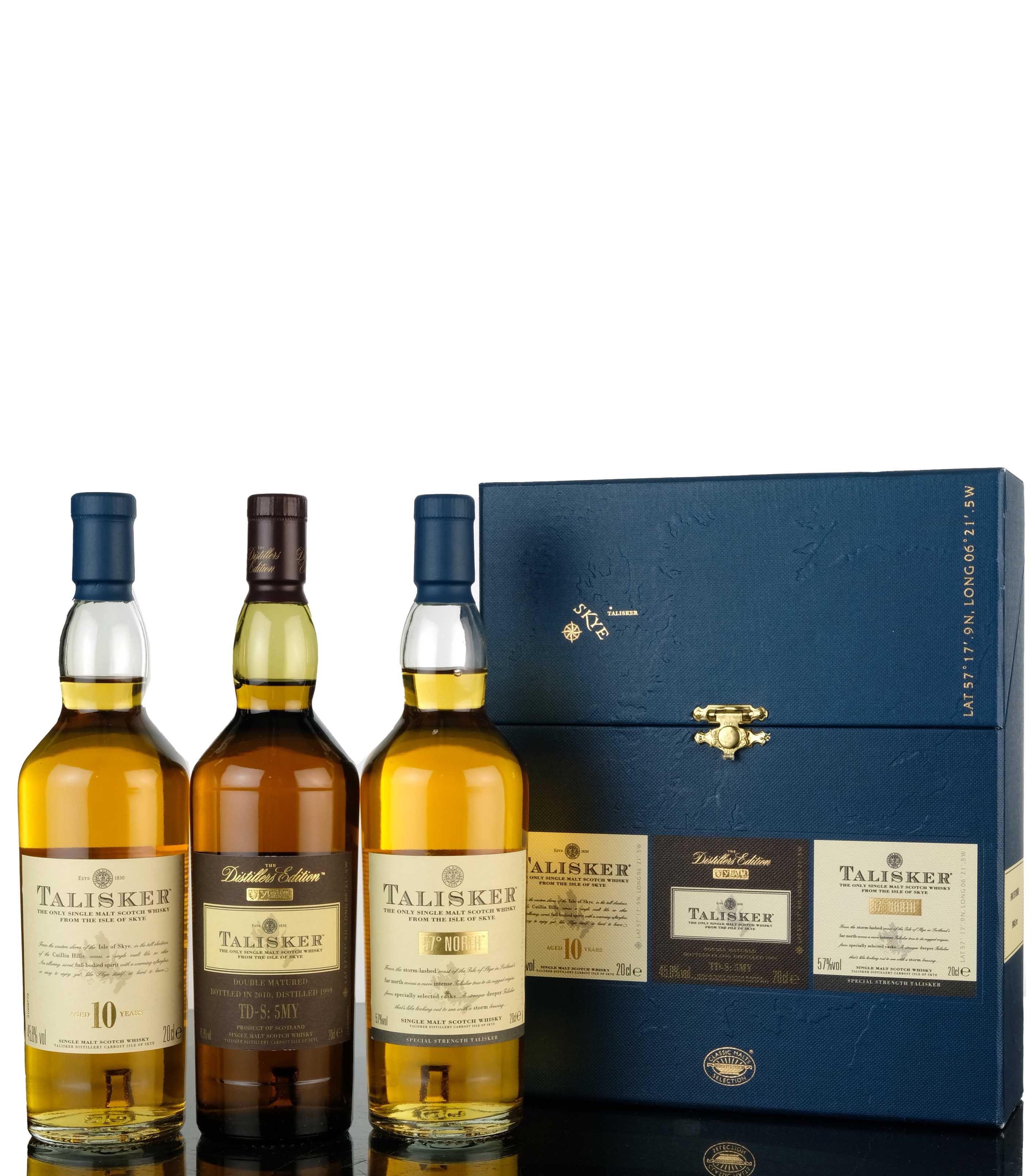 Talisker Box Set 10 1992 Distillers Edition 18 Quarter Bottle