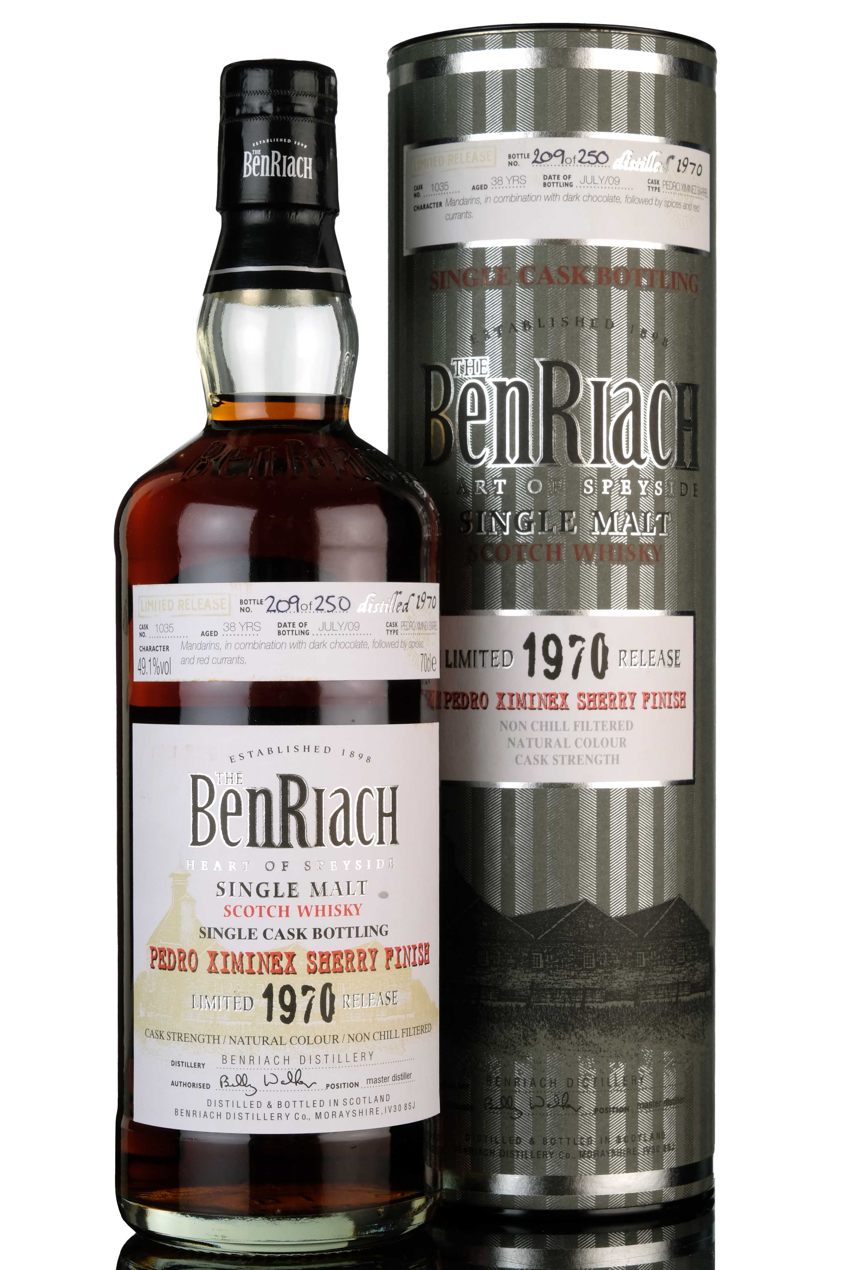 Benriach 1970 - 2009 38 Single Cask 1035