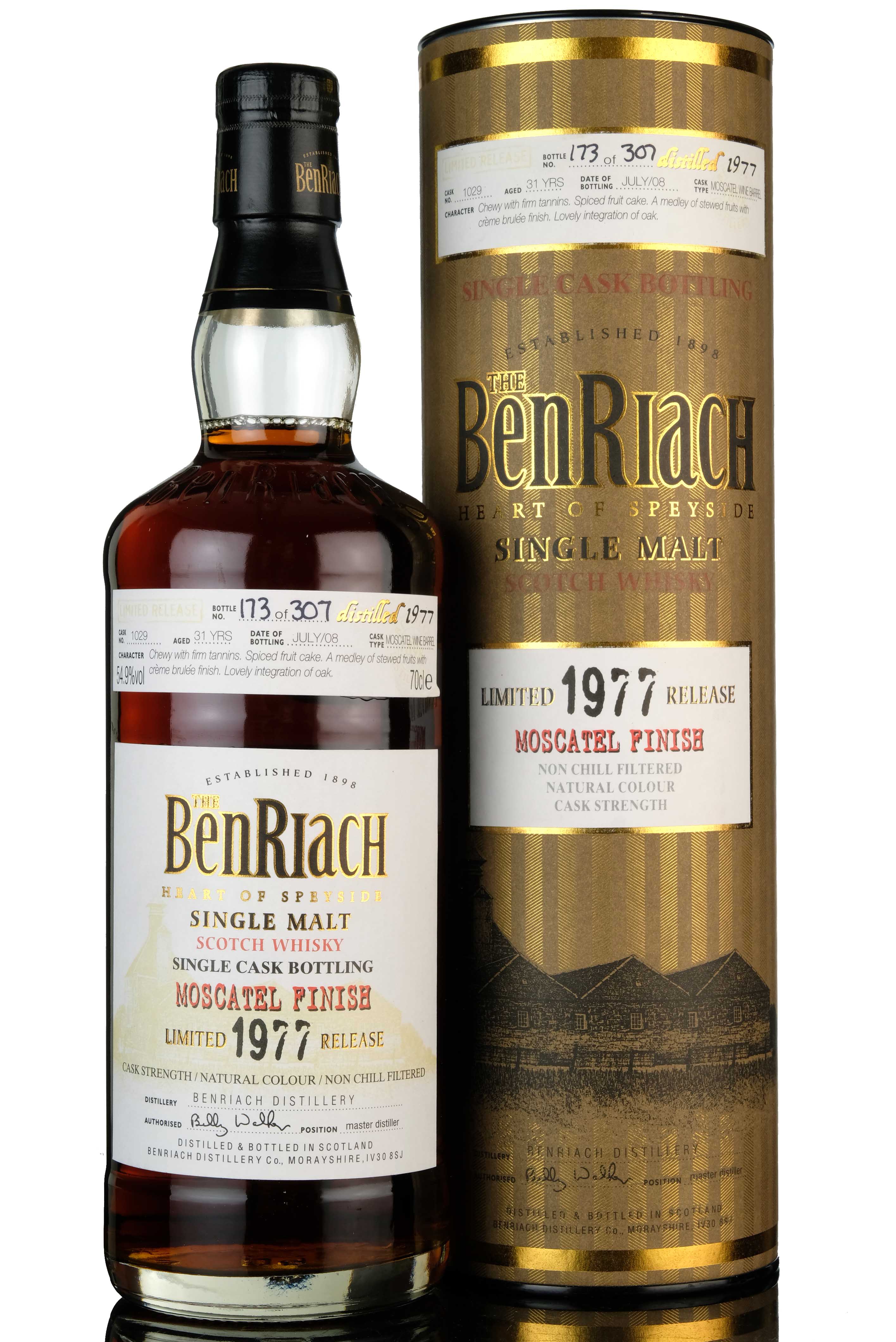 Benriach 1977 - 2008 31 Single Cask 1029