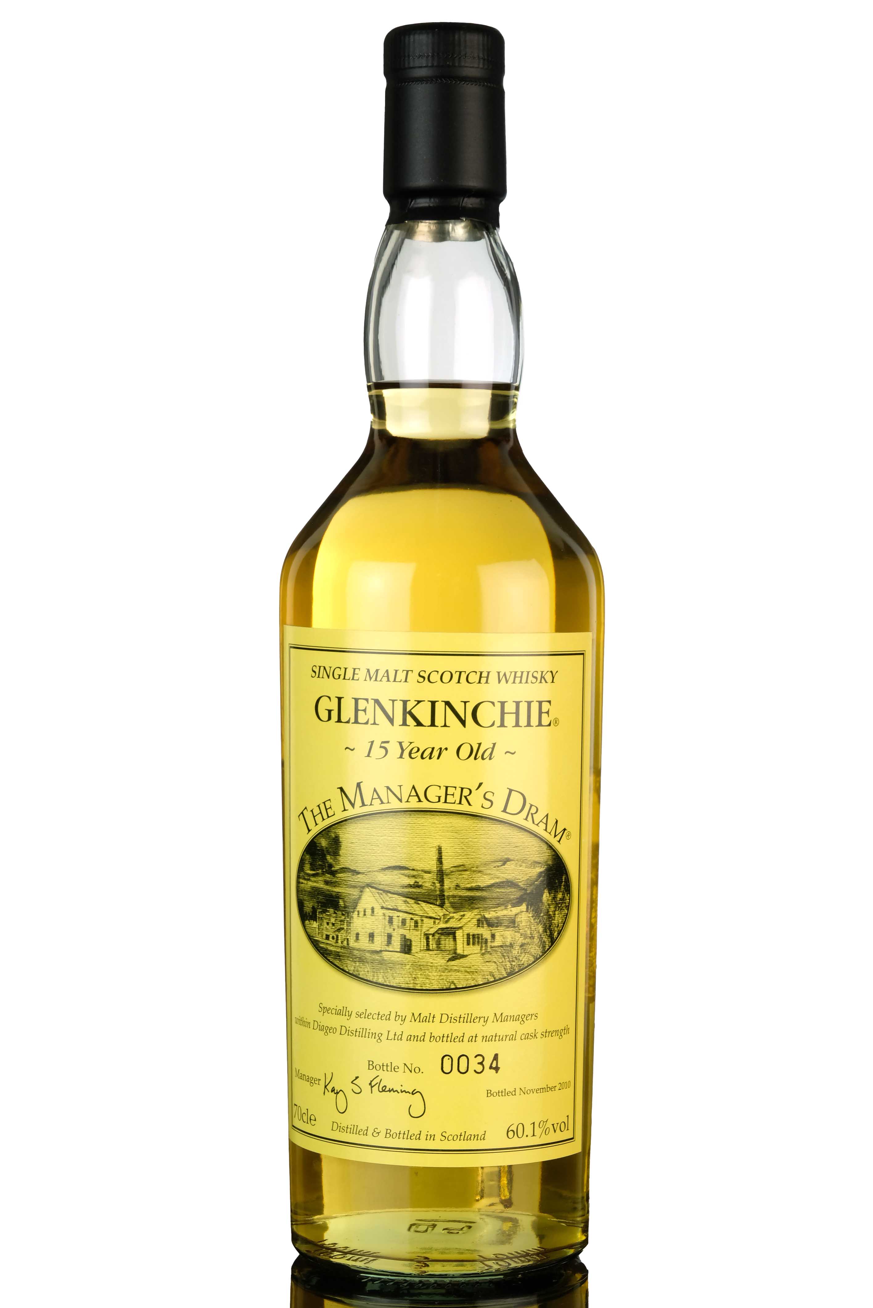Glenkinchie 15 Year Old - Managers Dram 2010