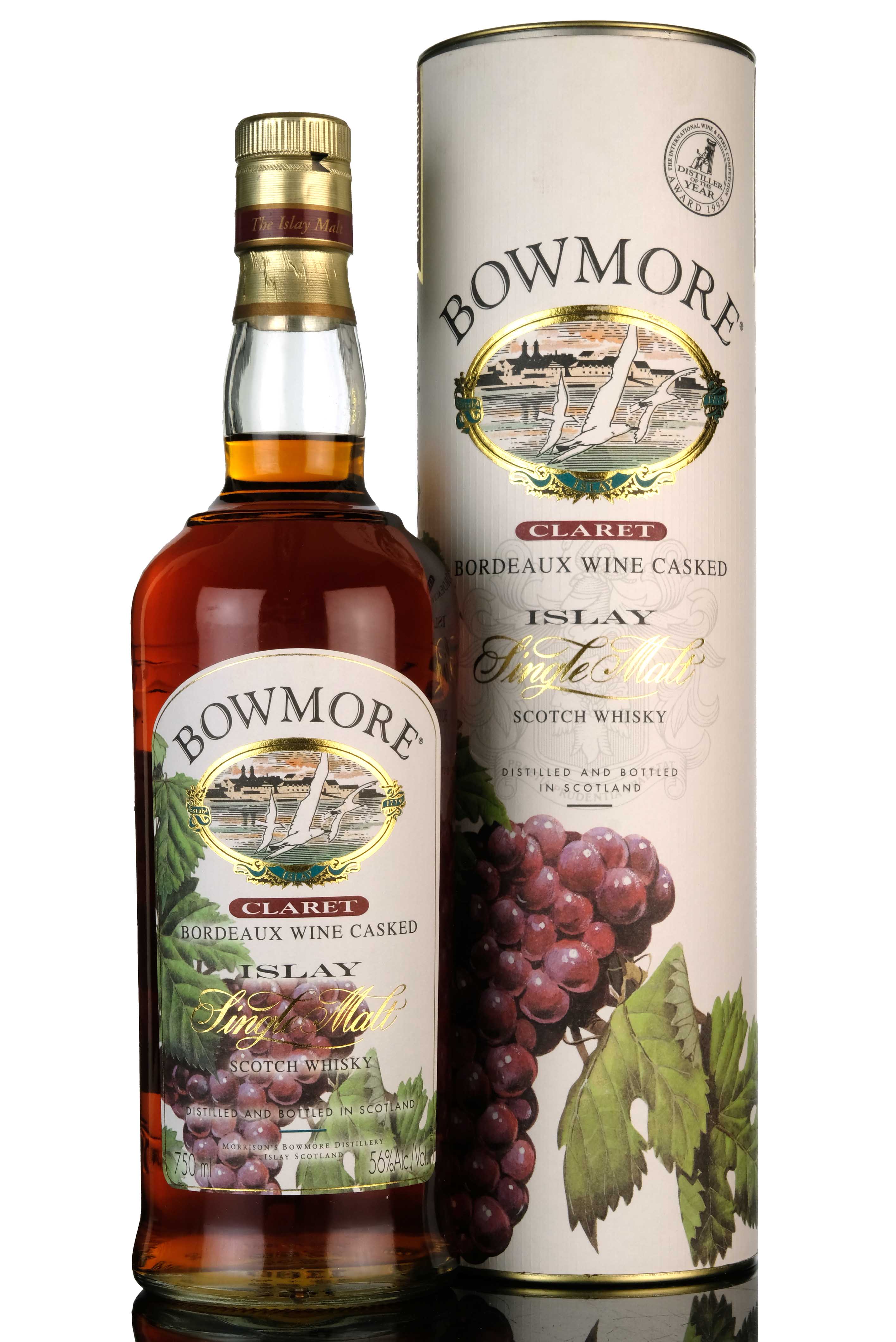 Bowmore Claret - Bordeaux Wine Cask Finish - 1999 Release