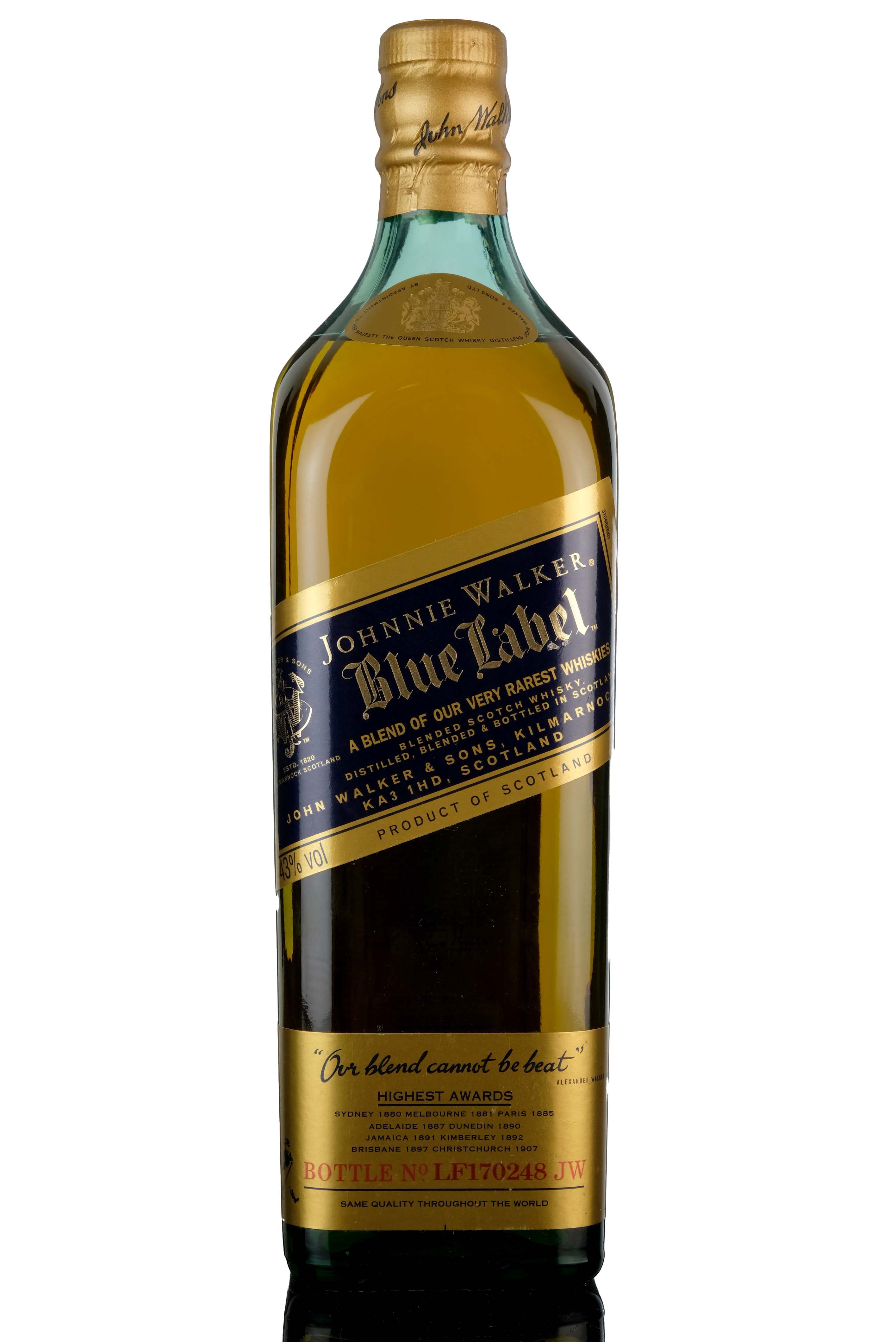 Johnnie Walker Blue Label 1980s