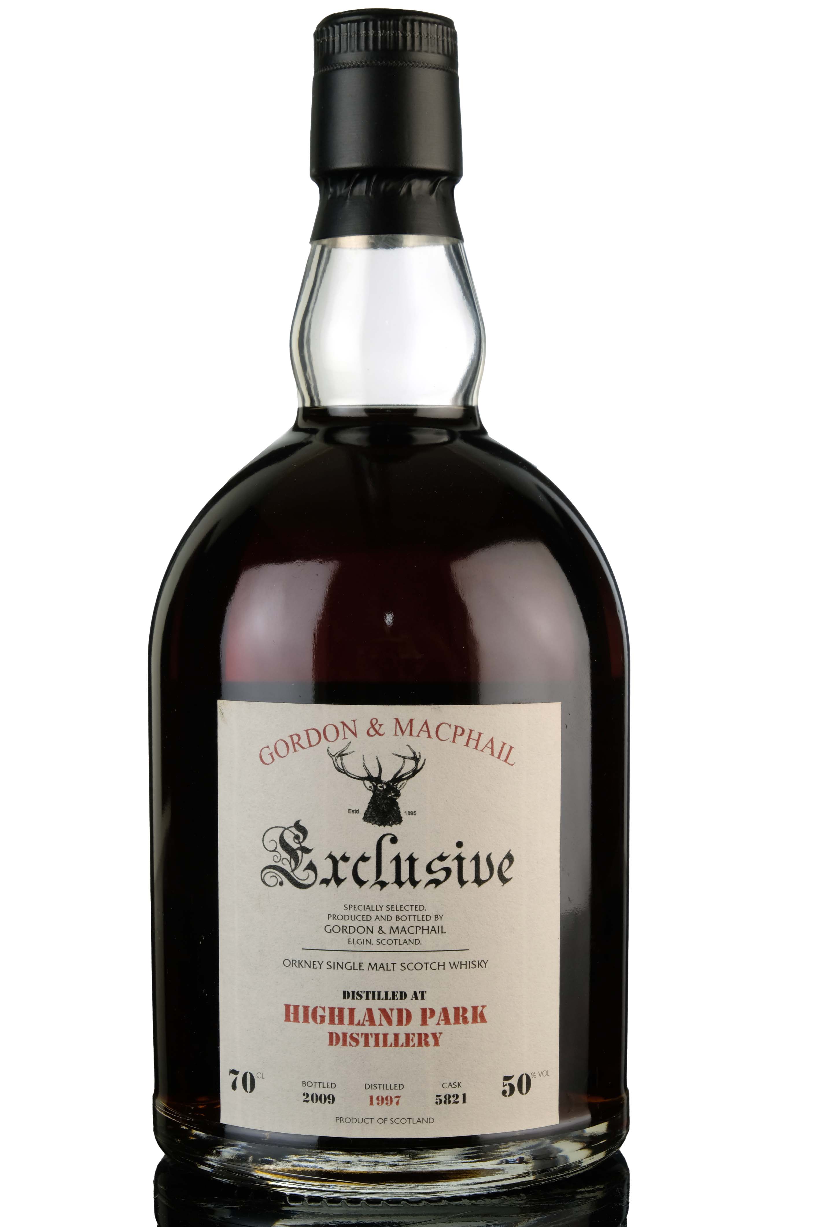 Highland Park 1997 - 2009 Gordon Macphail Exclusive Single Cask 5821