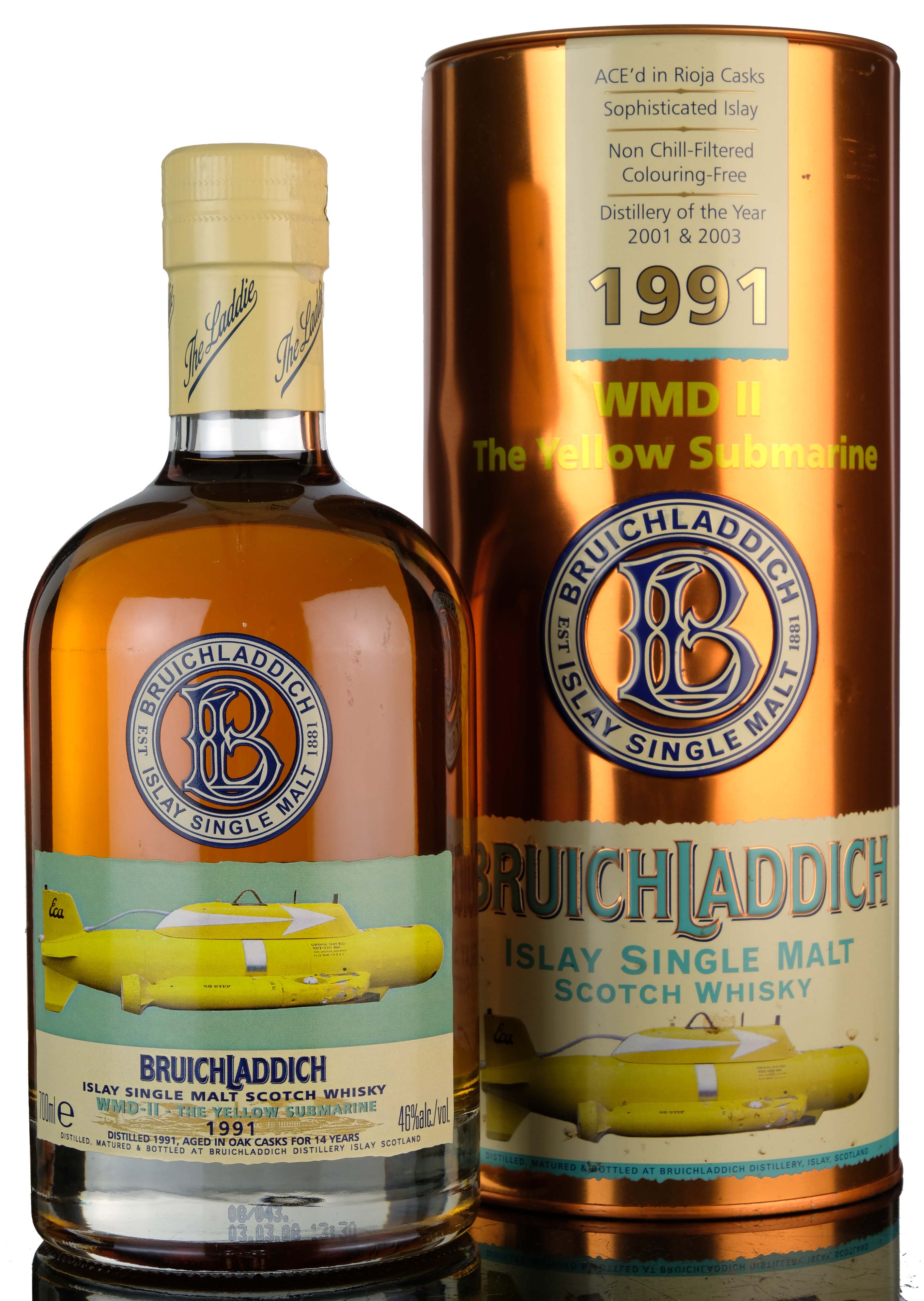 Bruichladdich 19912007 Yellow Submarine  WMD 2
