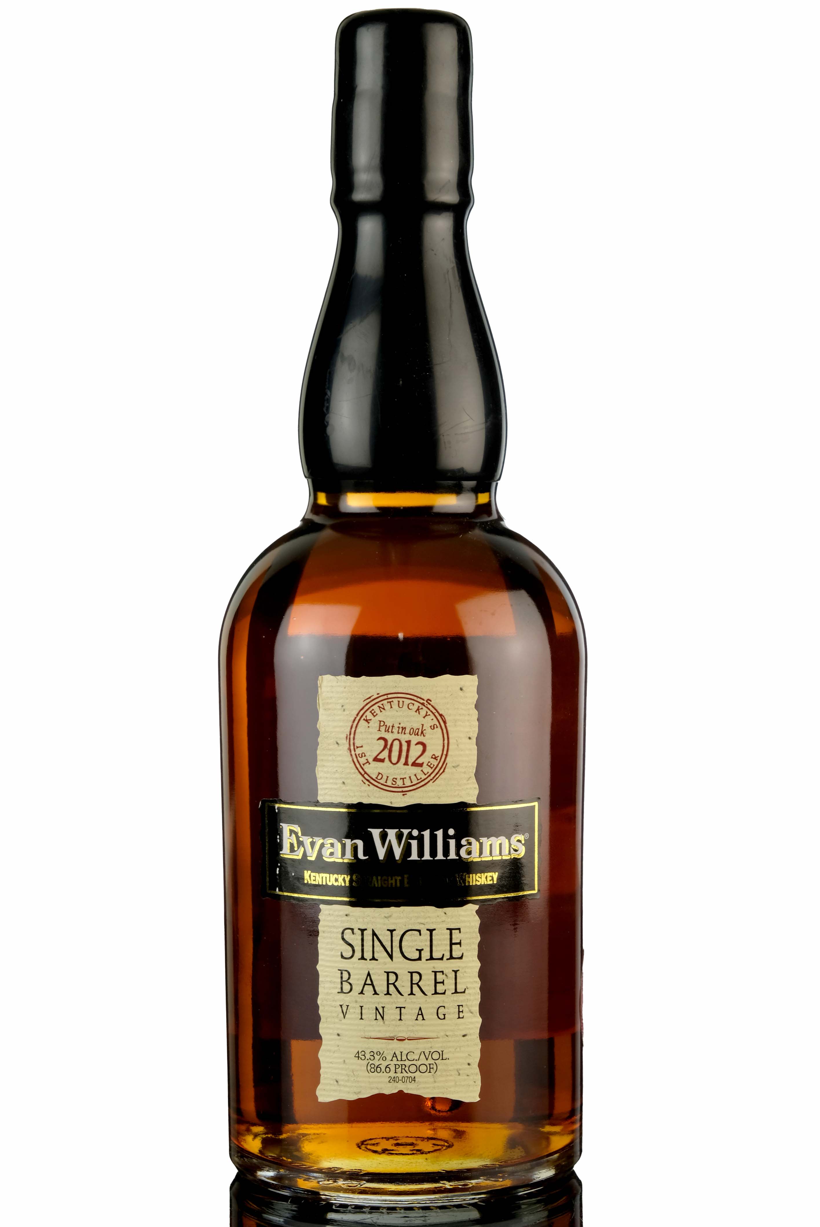 Evan Williams 2012 - 2020 Single Barrel Kentucky Straight Bourbon Whiskey