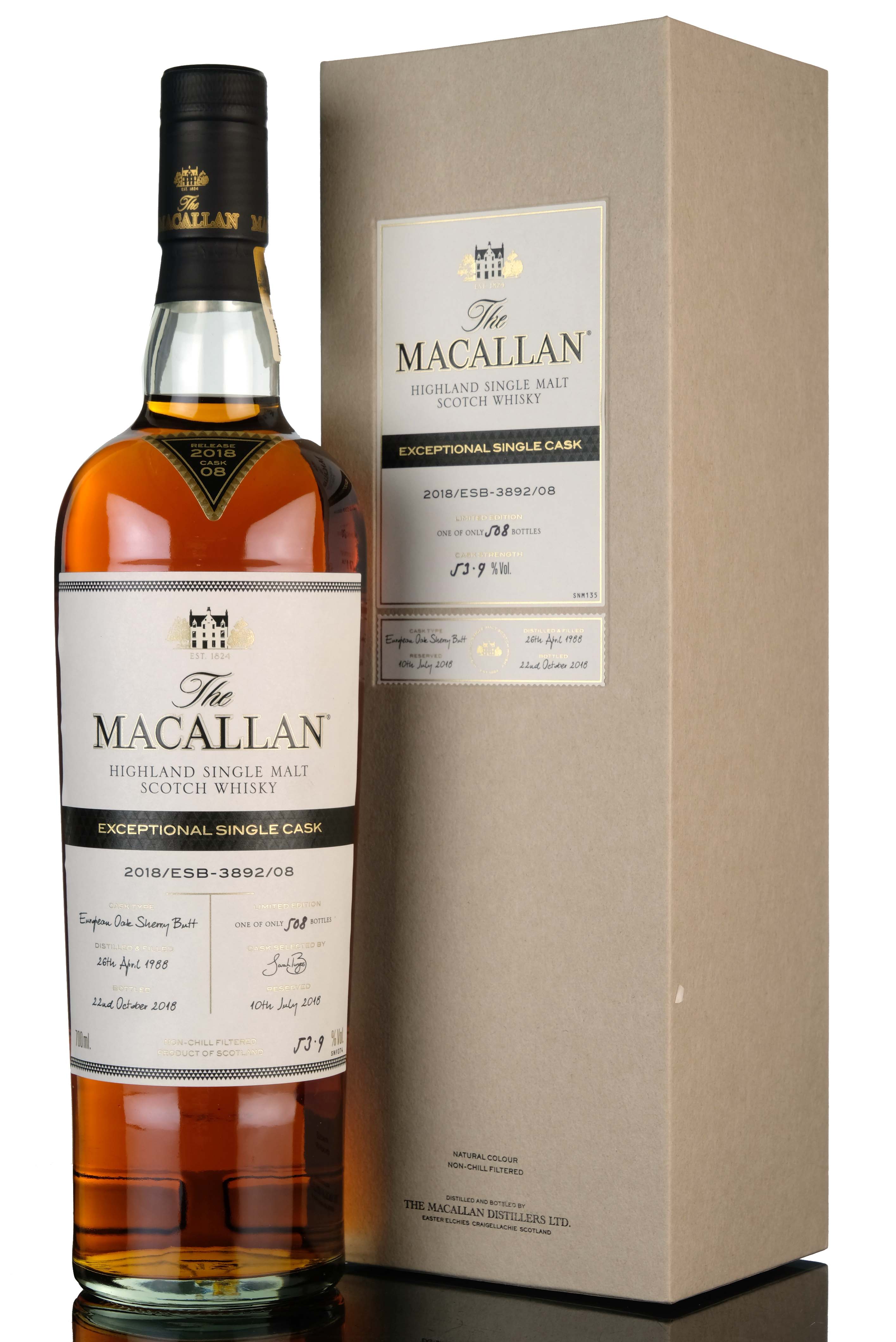 Macallan 1988-2018 - Exceptional Cask 08