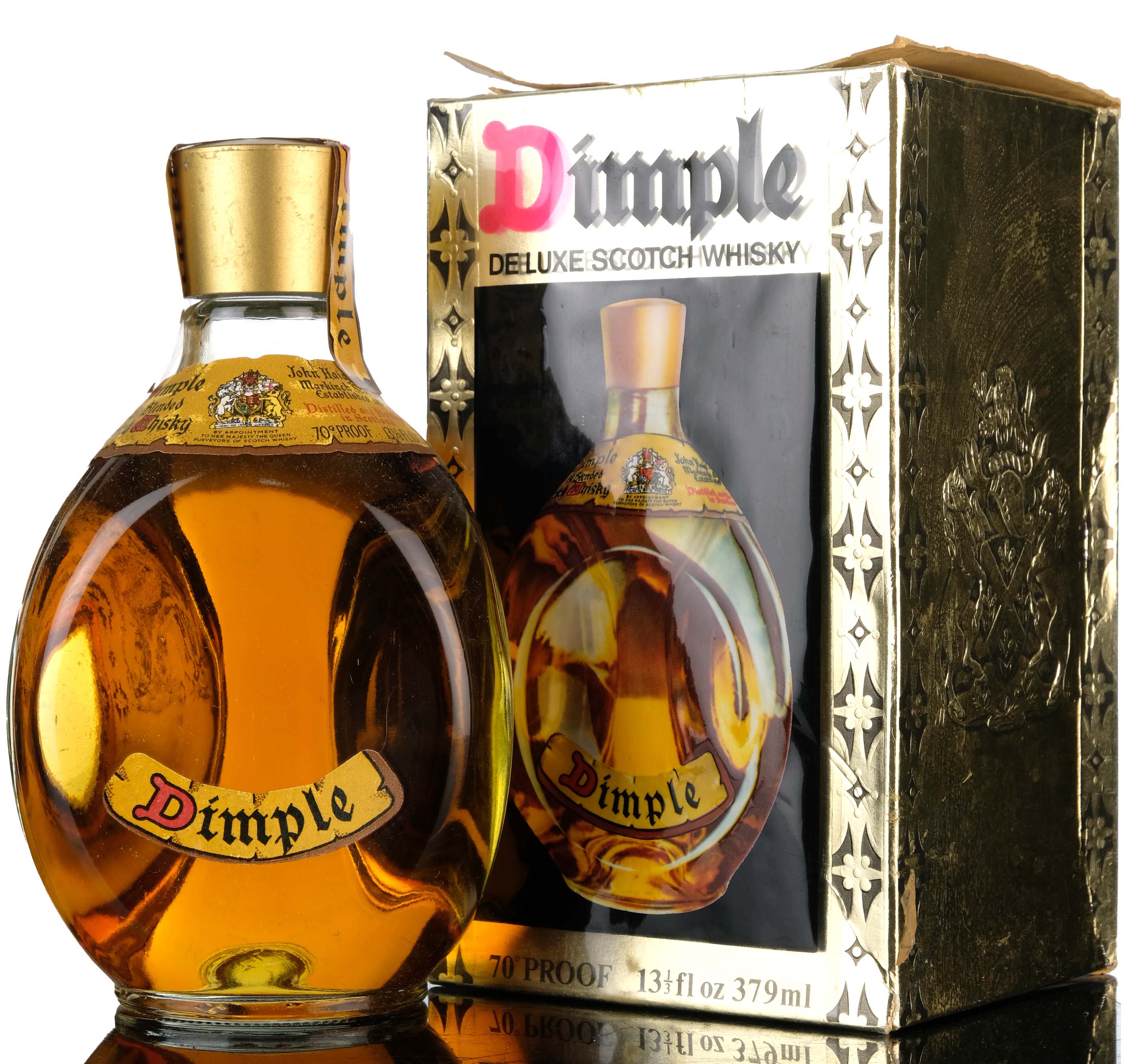 Dimple 13 1/3 Fl Ozs - 1970s