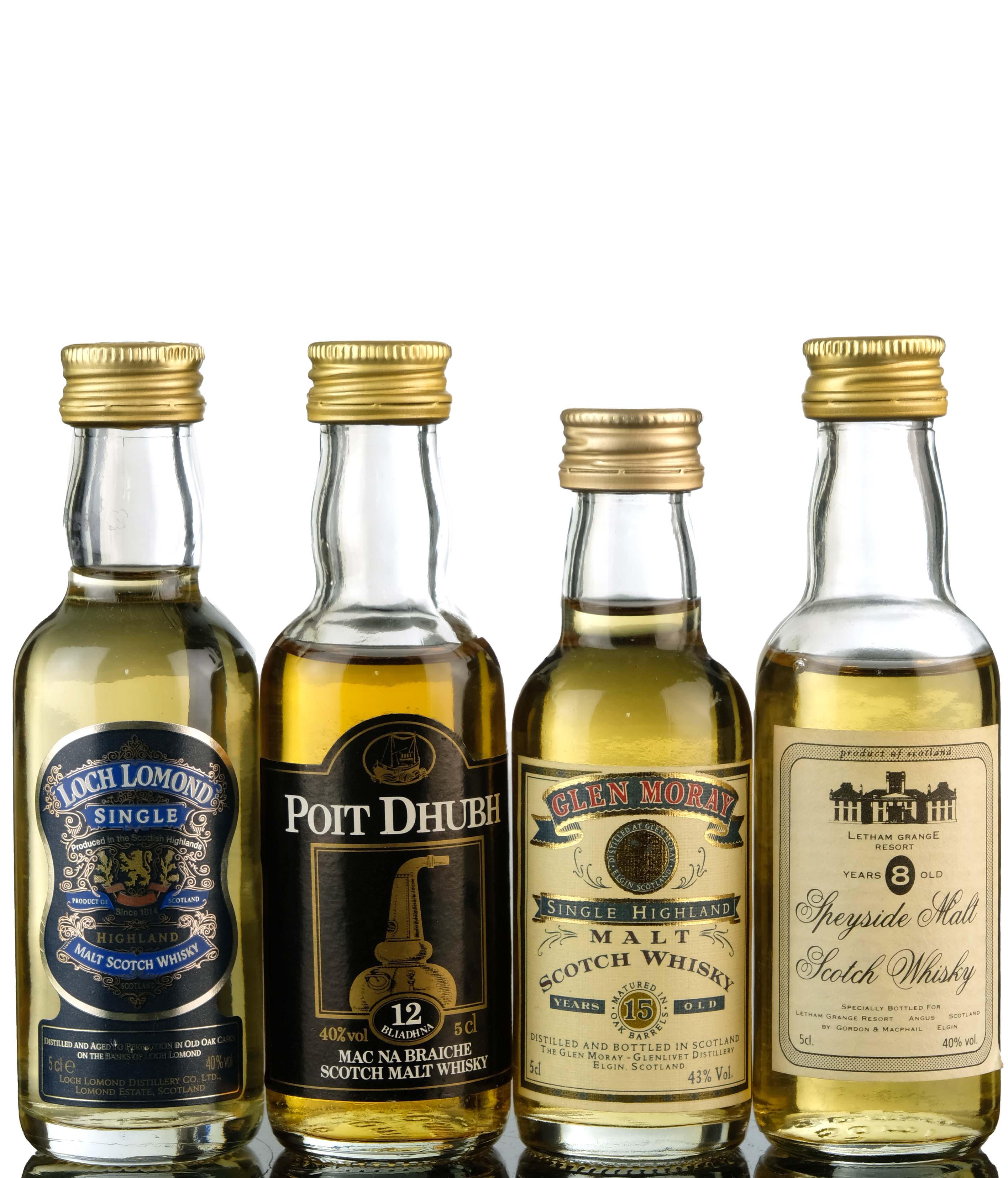 4 x Malt Miniatures