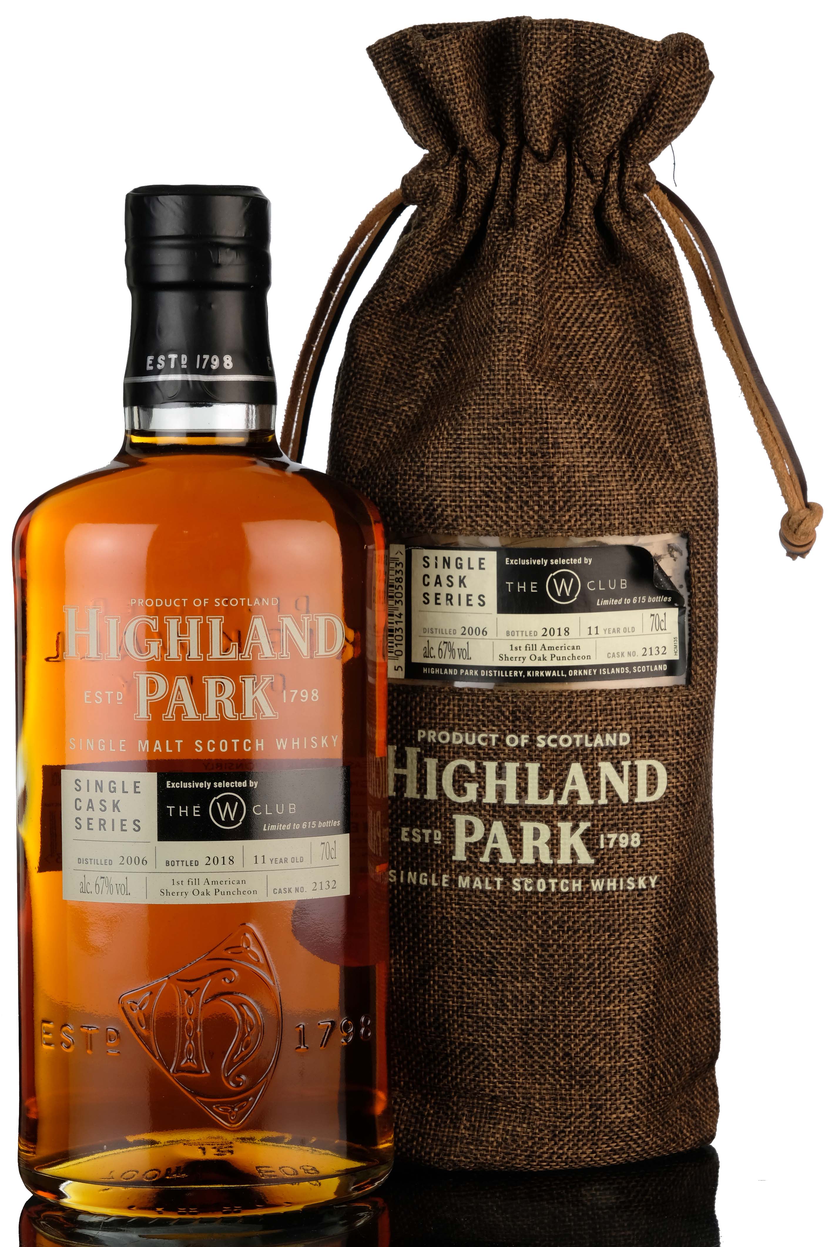 Highland Park 2006 - 2018 Single Cask 2132 The W Club Exclusive