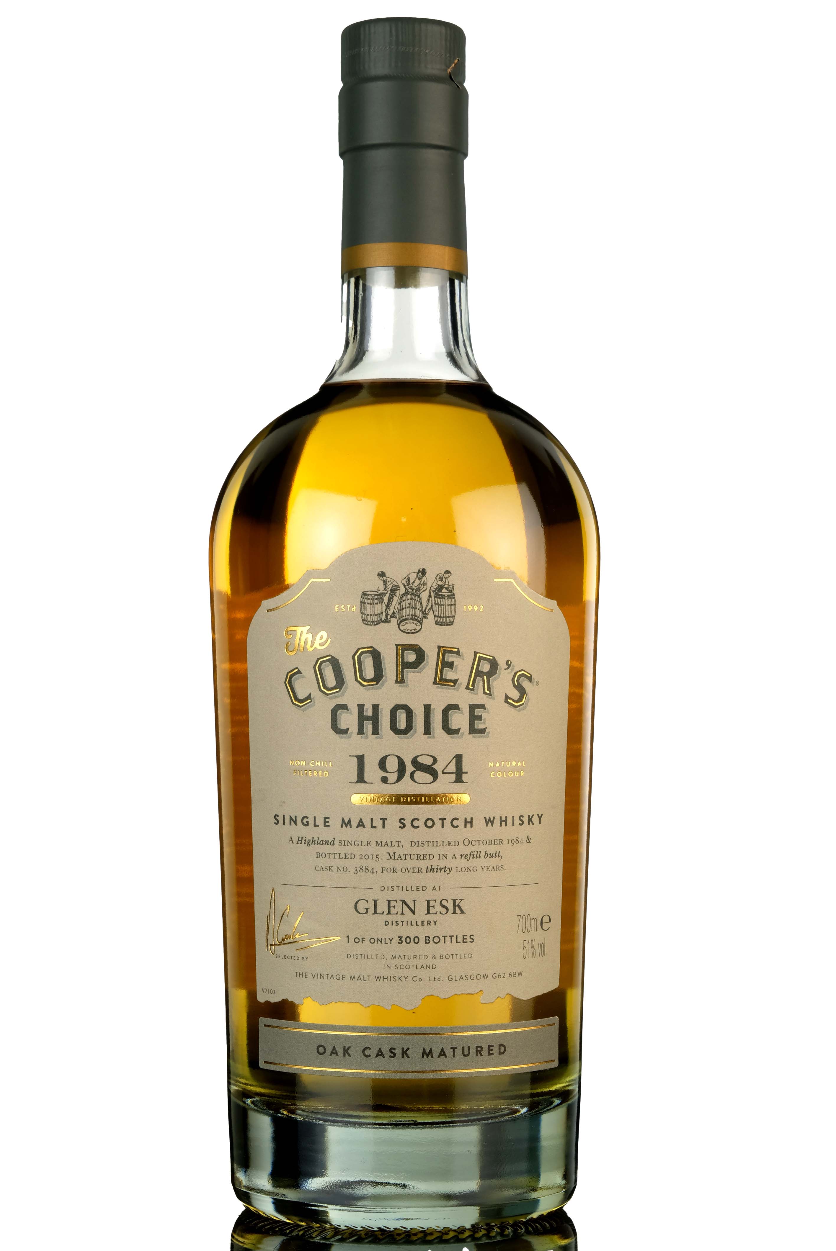 Glen Esk 19842015  30 Year Old  Coopers Choice  Single Cask 3884