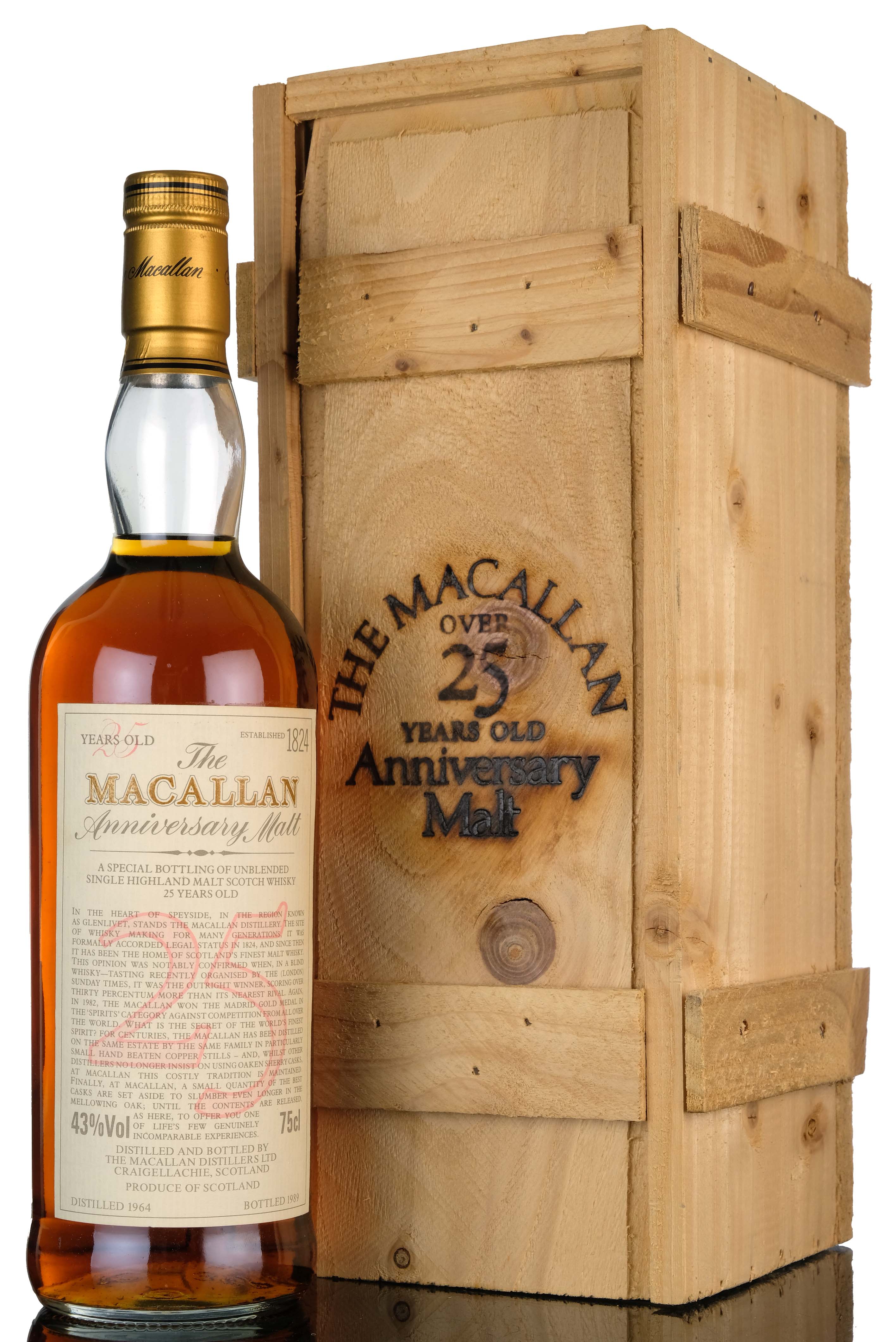 Macallan 1964-1989 - 25 Year Old - Anniversary Malt