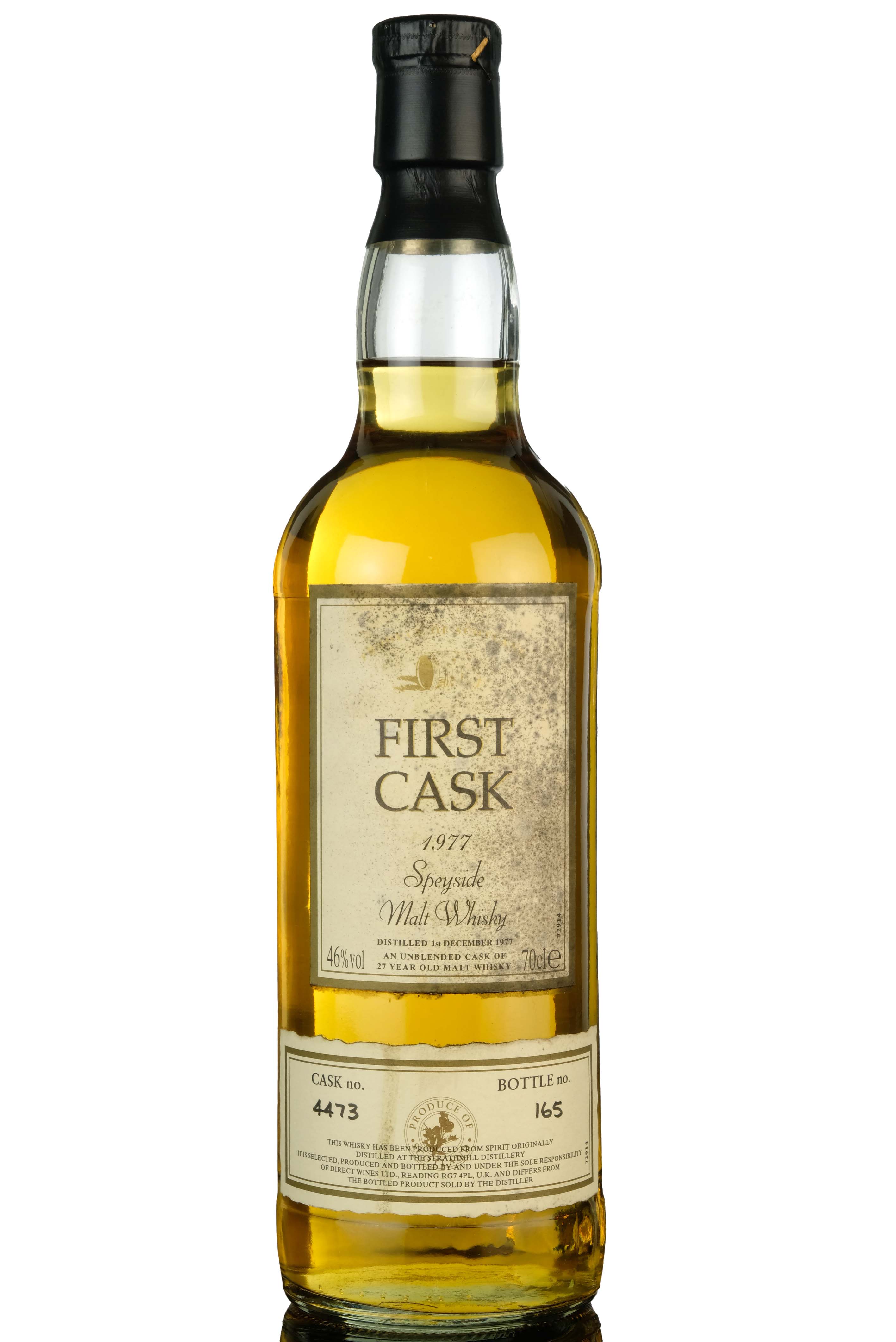 Strathmill 1977 27 First Cask 4473