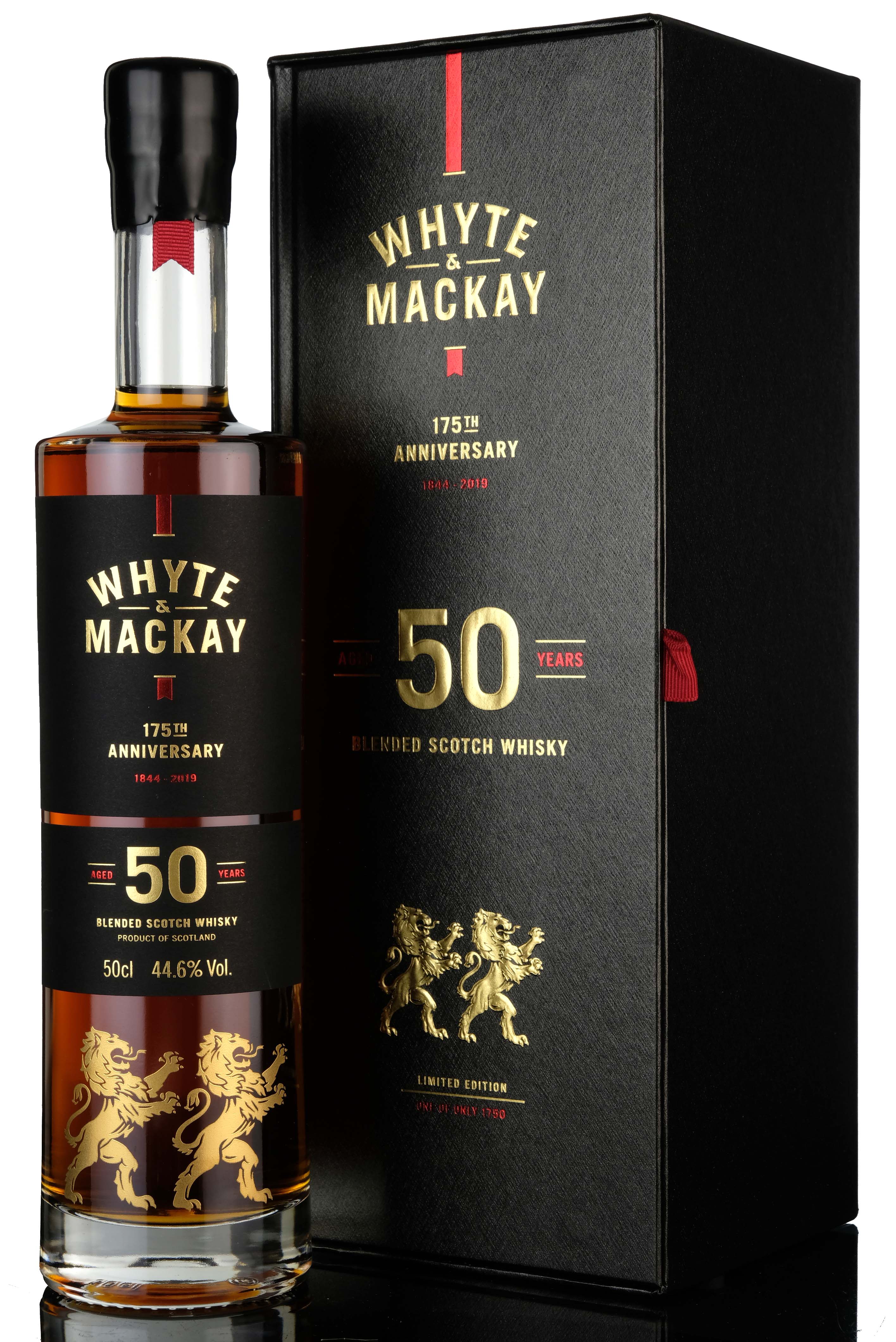 Whyte & MacKay 50 Year Old - 175th Anniversary - 50cl