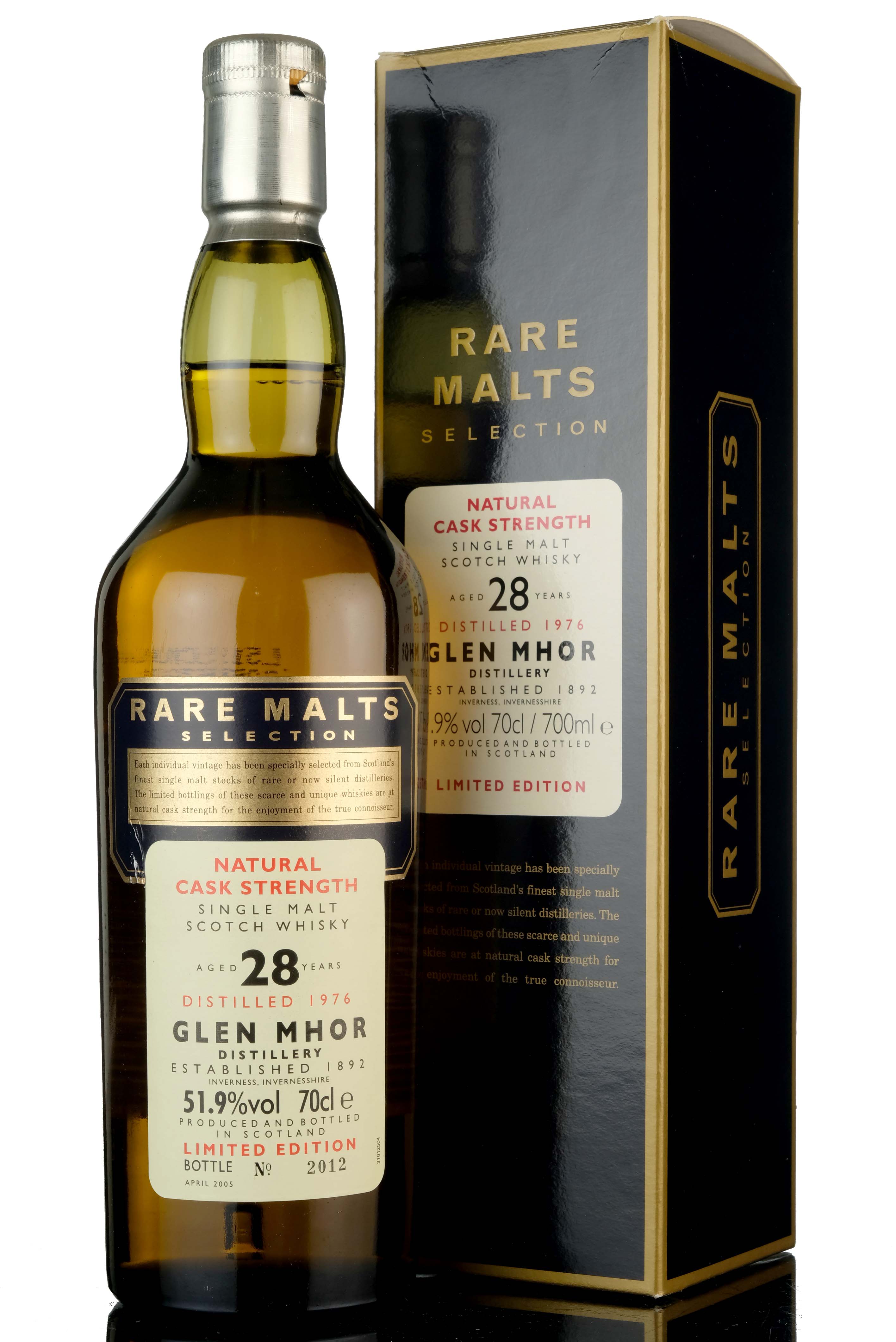 Glen Mhor 1976-2005 - 28 Year Old - Rare Malts 51.9%
