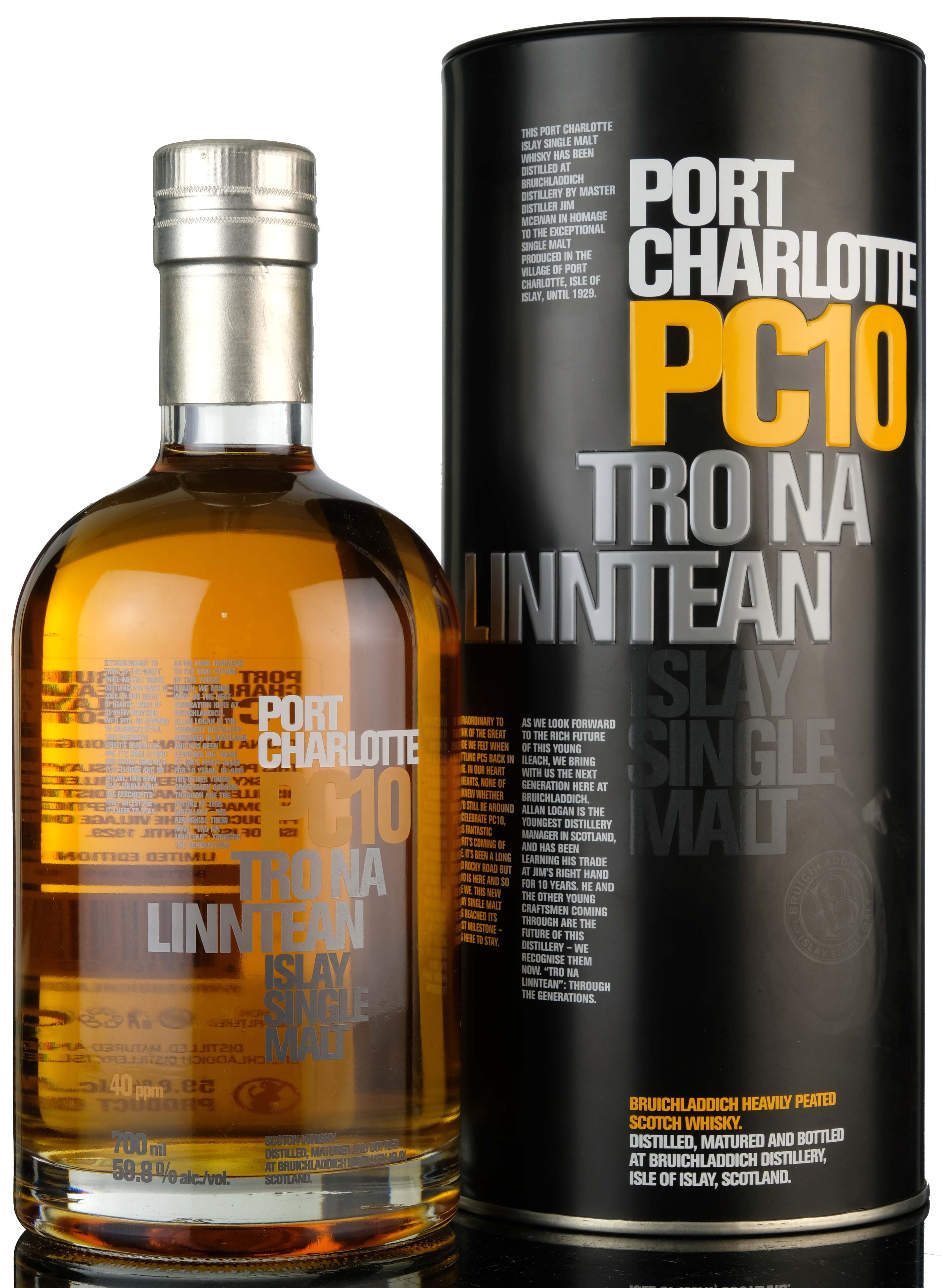 Bruichladdich 2002-2012 - Port Charlotte Tro Na Linntean - PC10