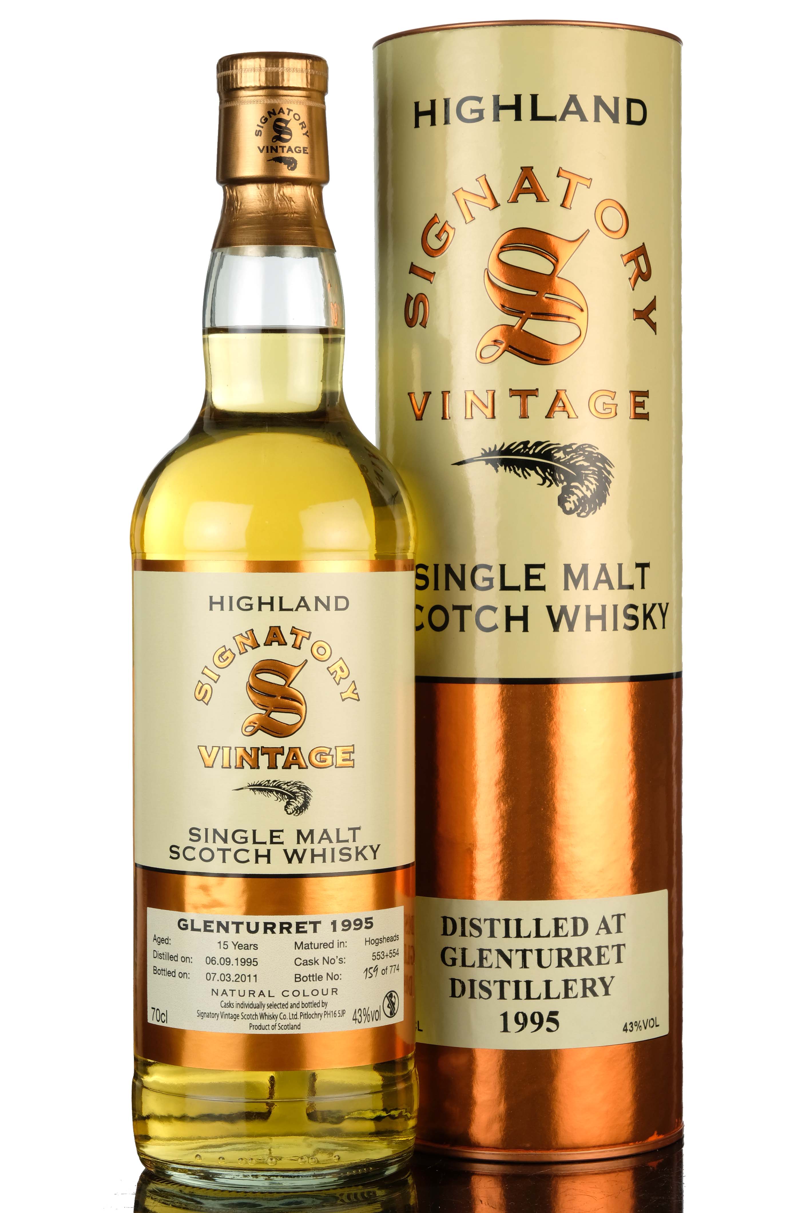 Glenturret 1995 - 2011 15 Signatory Vintage Casks 553554