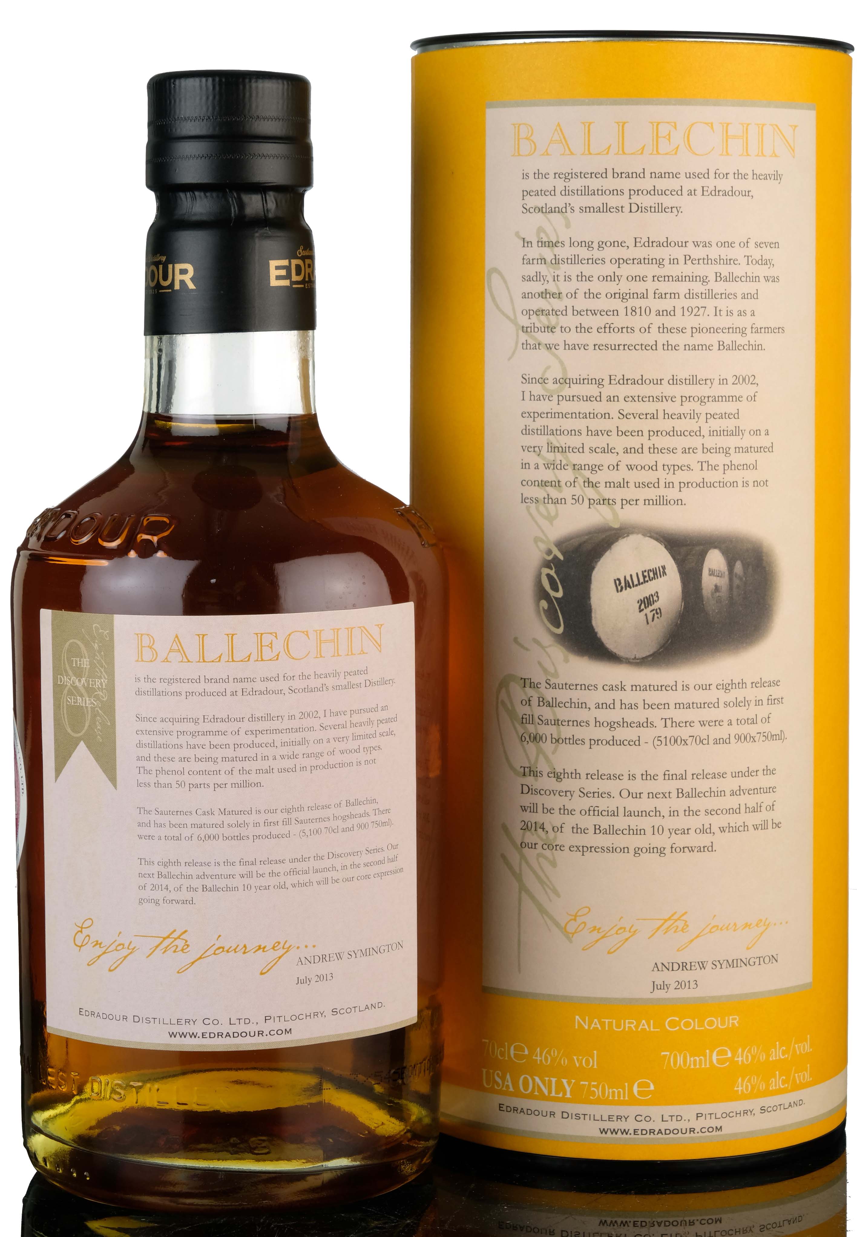 Edradour Ballechin Sauternes Cask Matured