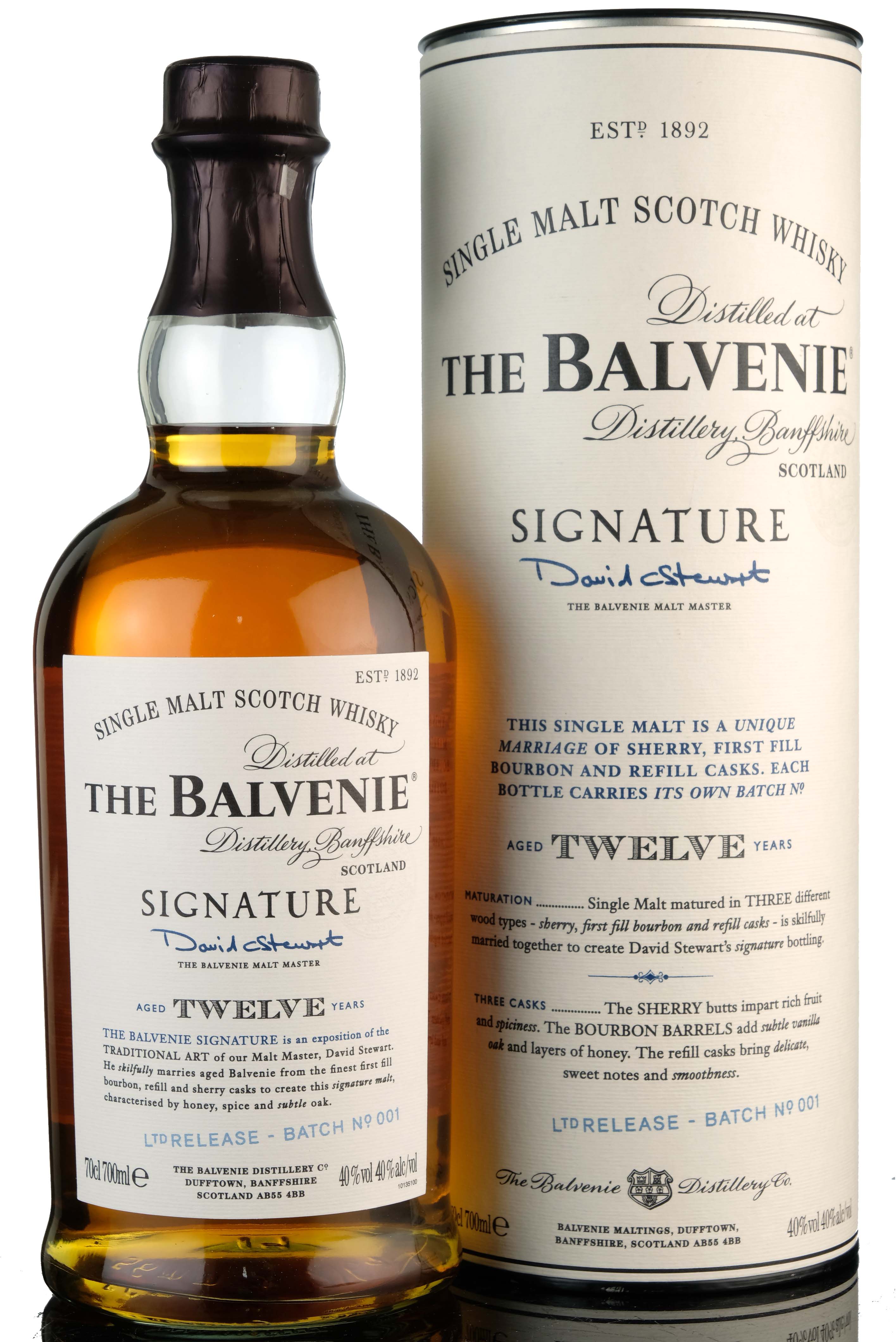 Balvenie 12 Year Old - Signature - Batch 1