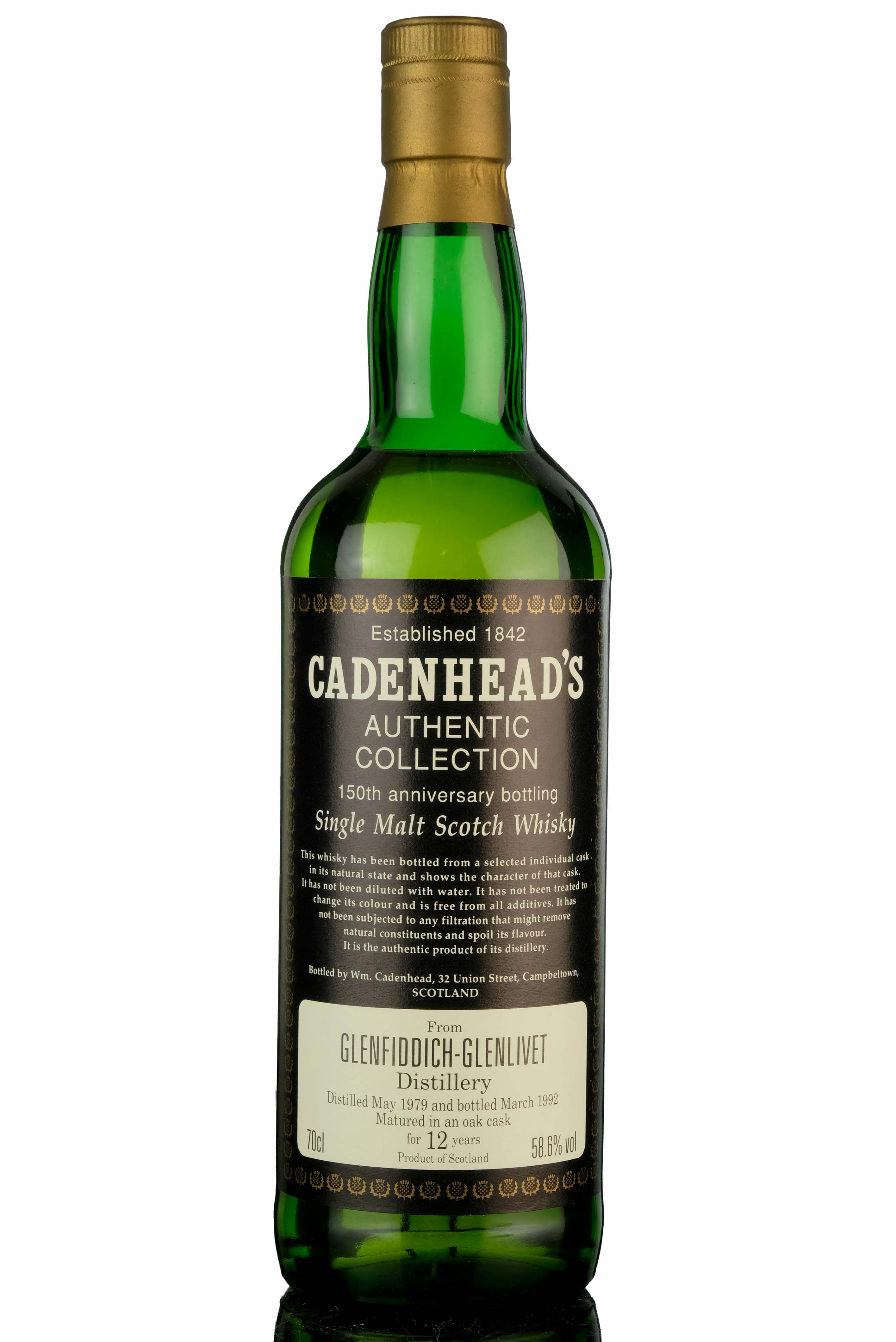 Glenfiddichglenlivet 1979 - 1992 12 Cadenheads Authentic Collection