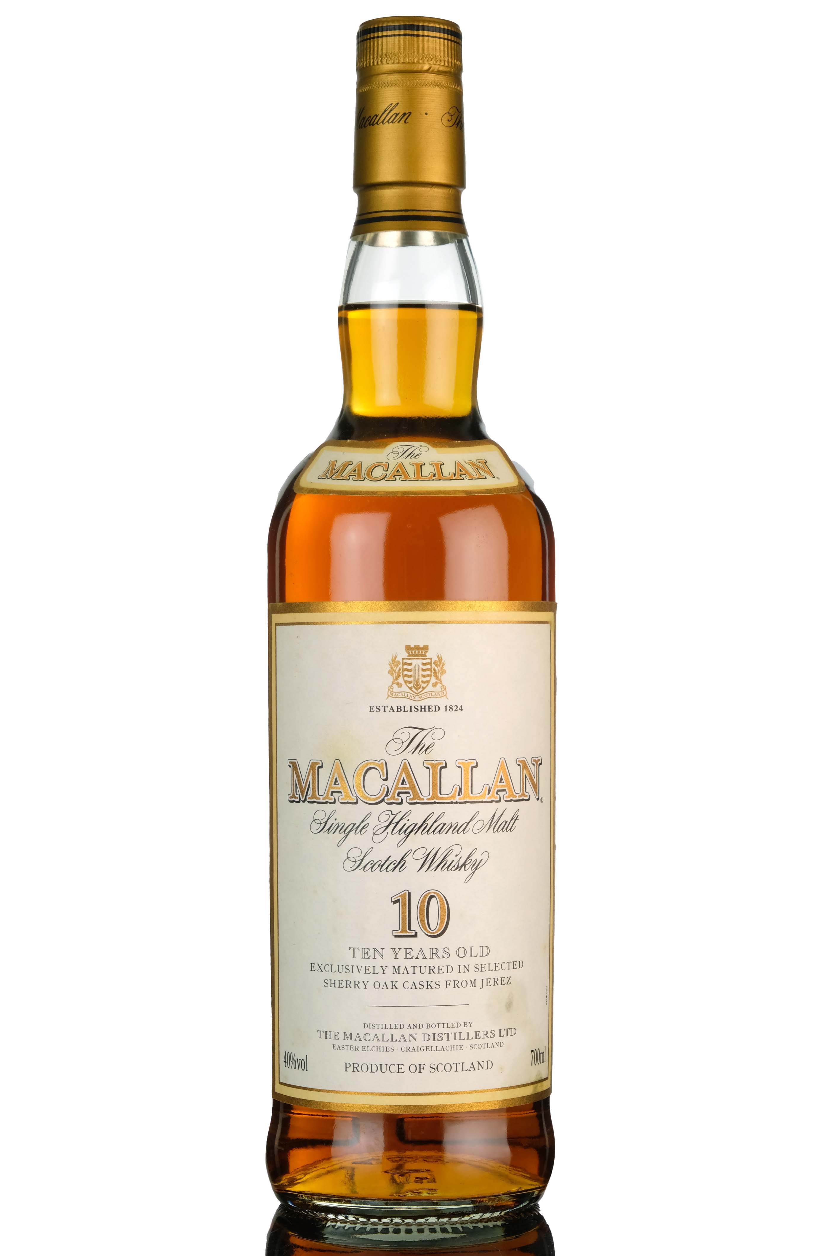 Macallan 10 Year Old - Sherry Casks - Early 2000s